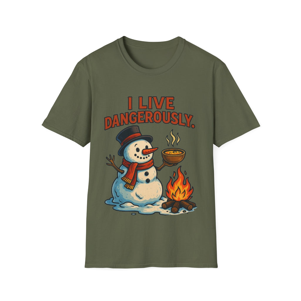Melting Snowman Tee | Funny & Cool Christmas T-shirt
