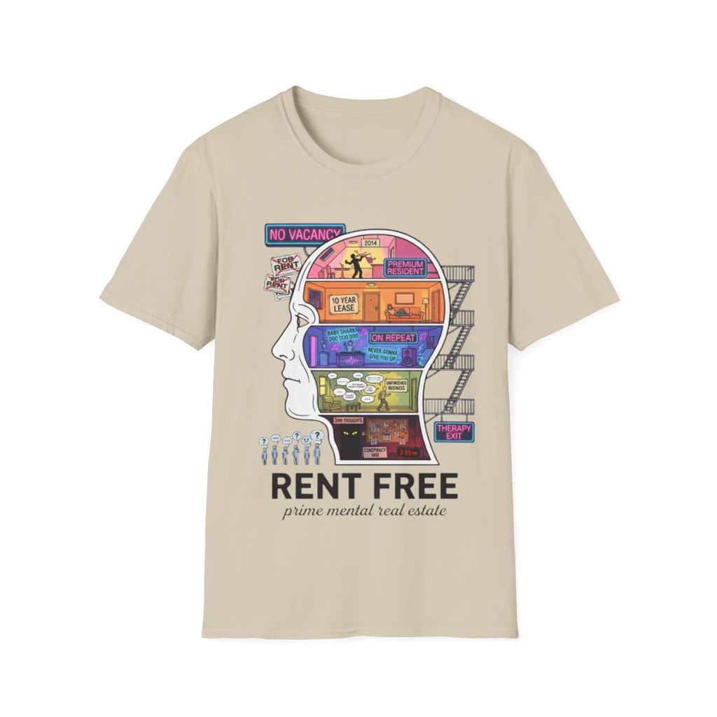 Rent Free Urban Tee - Trendy Streetwear Design
