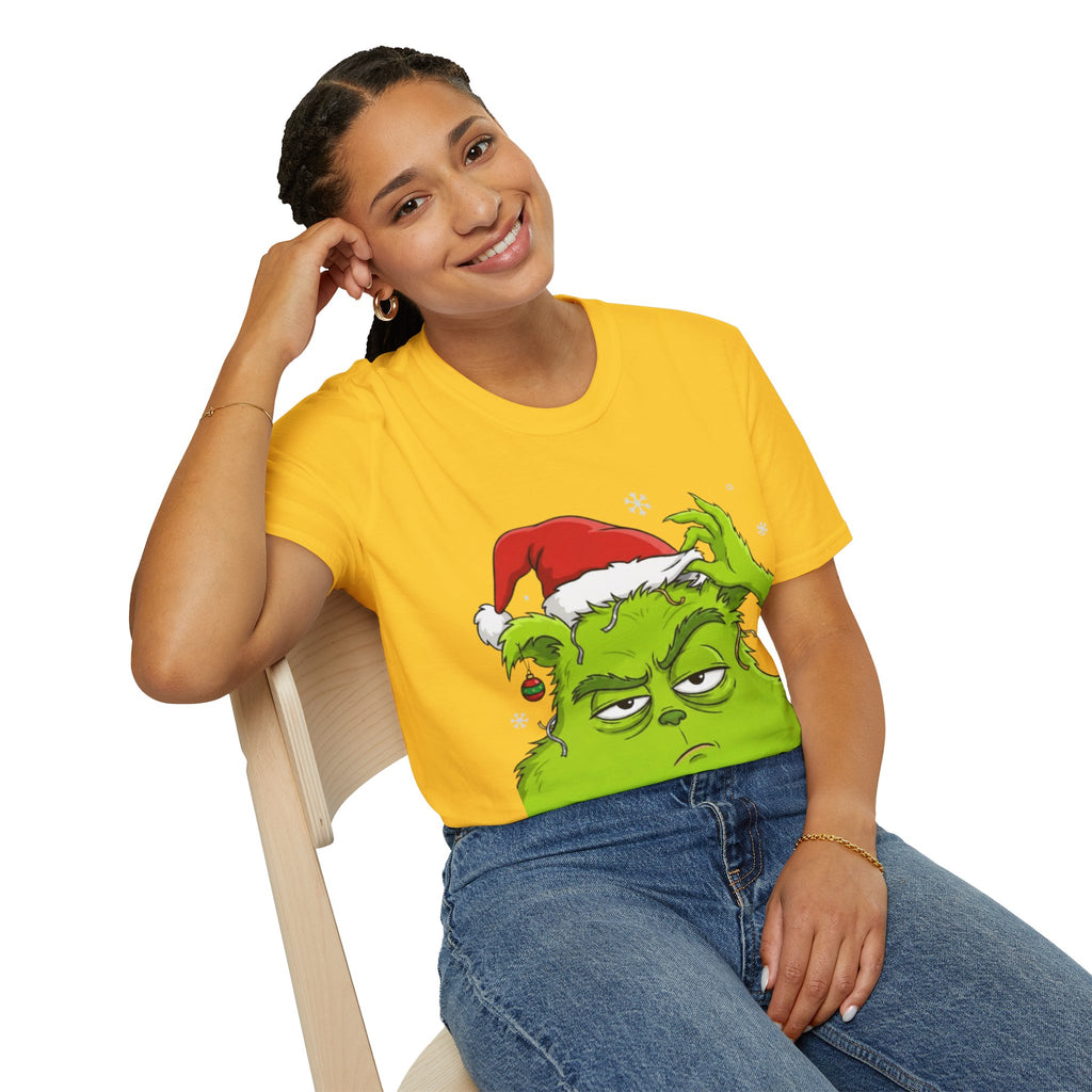 Grinch Holiday Mood T-shirt | Sarcastic Grinch Christmas Tee