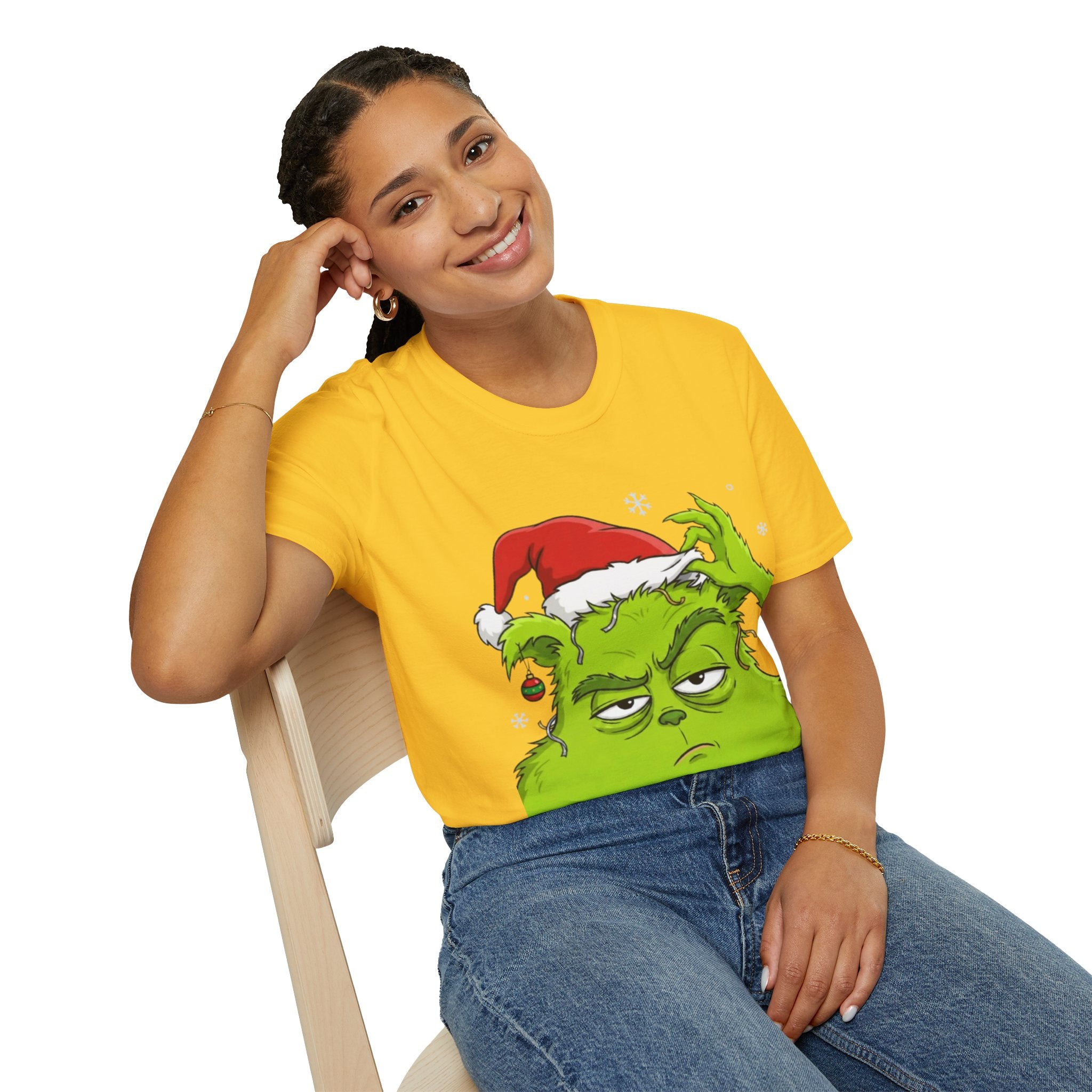 Grinch Holiday Mood T-shirt | Sarcastic Grinch Christmas Tee