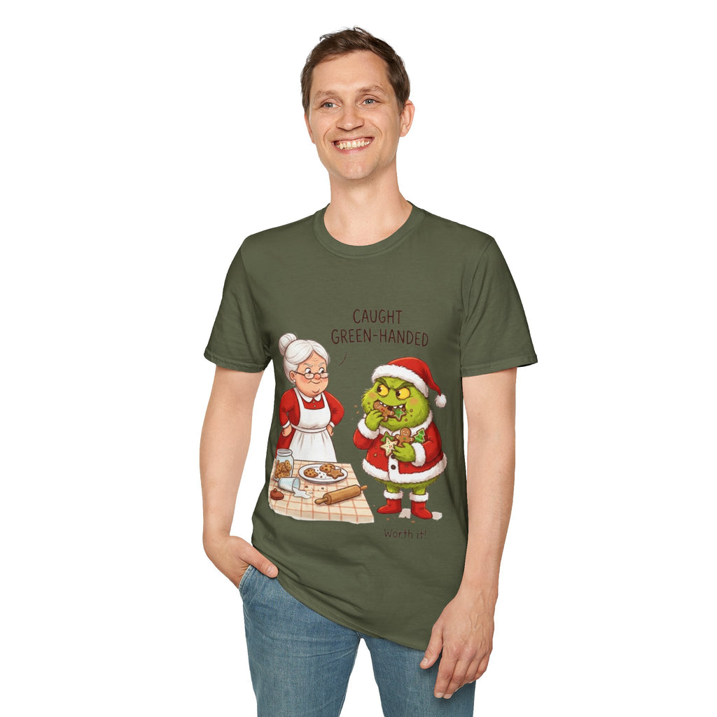 Grinch Cookie Thief T-shirt | Funny Holiday Baking Tee