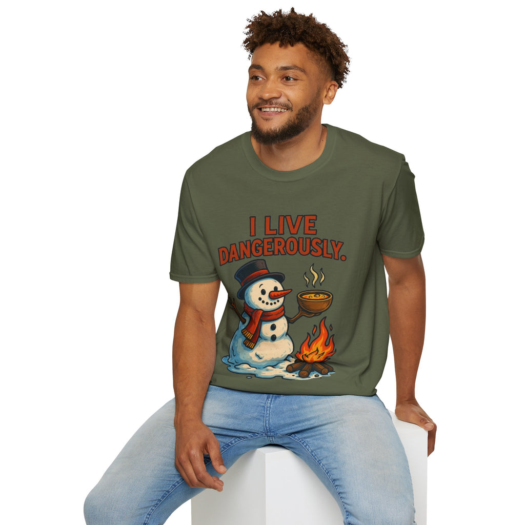 Melting Snowman Tee | Funny & Cool Christmas T-shirt