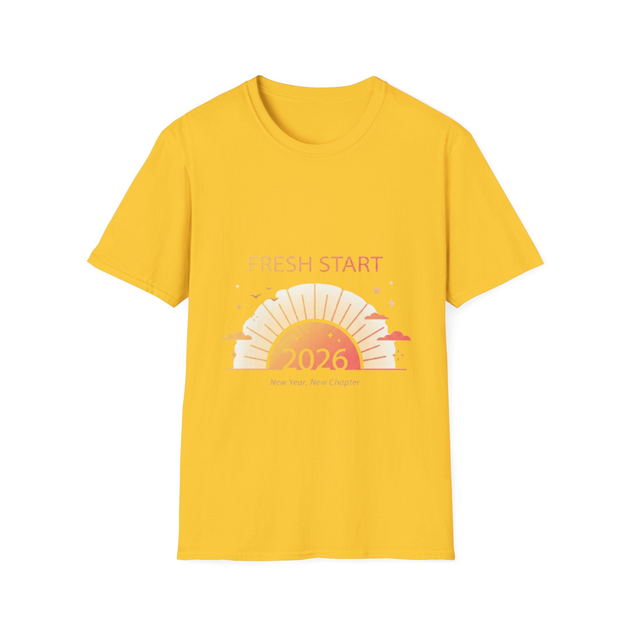 Trendy 2026 Fresh Start Sunrise Unisex Tee