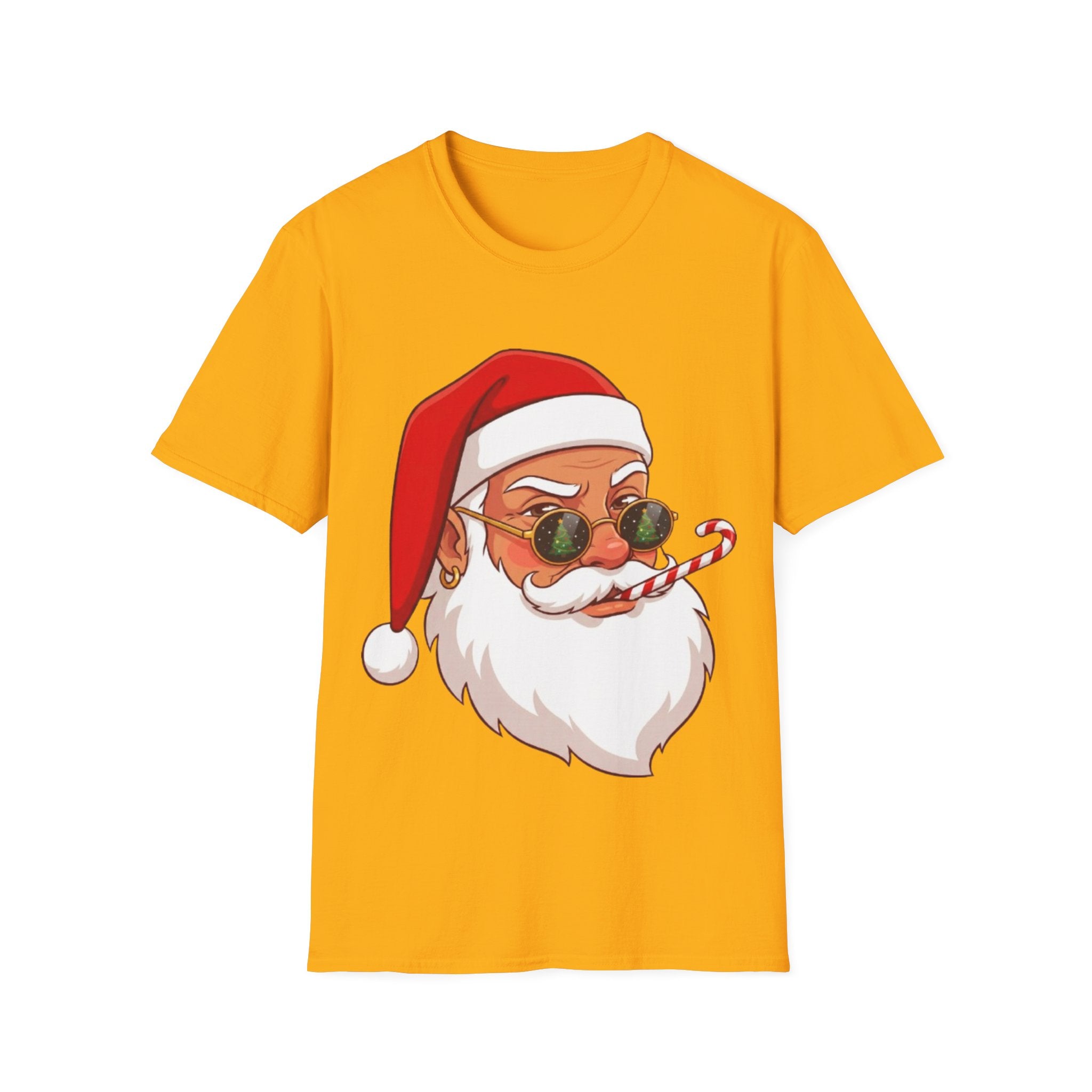 Stylish Santa Christmas Tee | Funny & Cool Holiday T-shirt