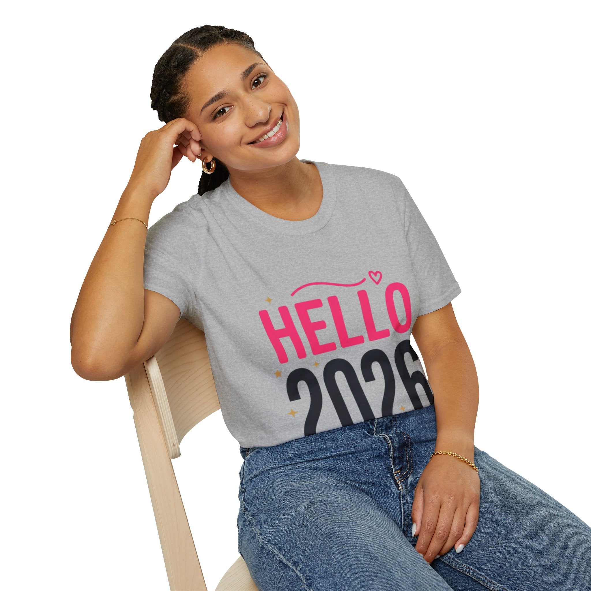 Hello 2026 New Year T-Shirt | Festive NYE Graphic Tee