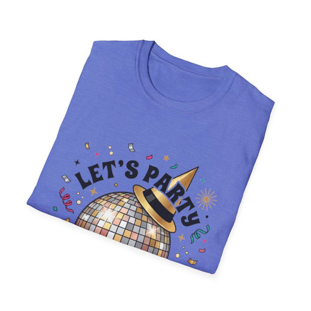 Trendy Let's Party 2026 Disco Ball Tee