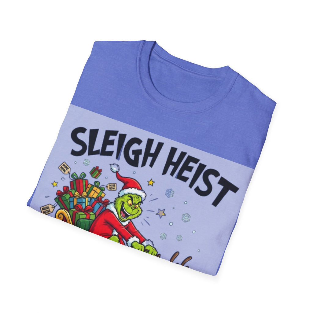 Grinch Sleigh Heist Tee | Funny Grinch Christmas Chaos T-shirt