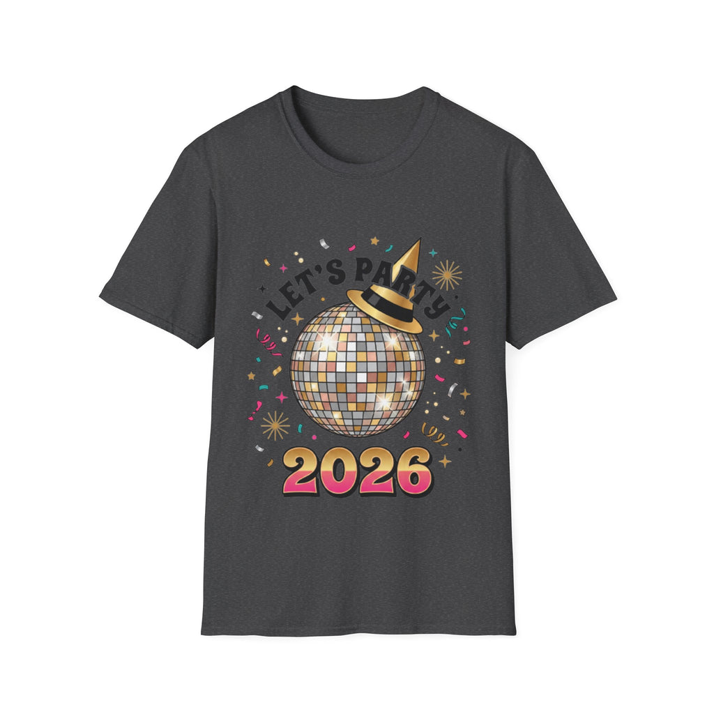 Trendy Let's Party 2026 Disco Ball Tee