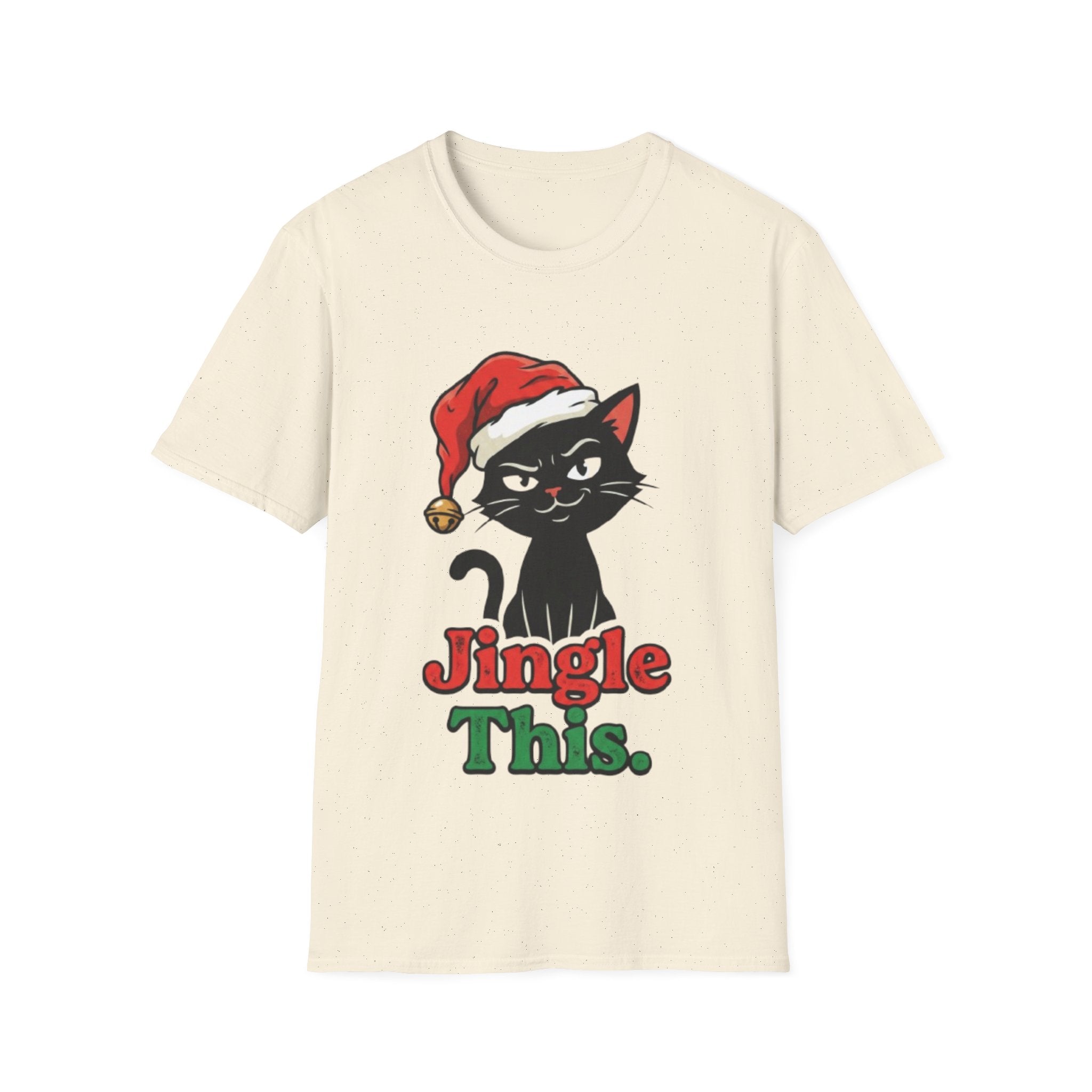Jingle This Cat T-shirt | Funny Cat Christmas Tee