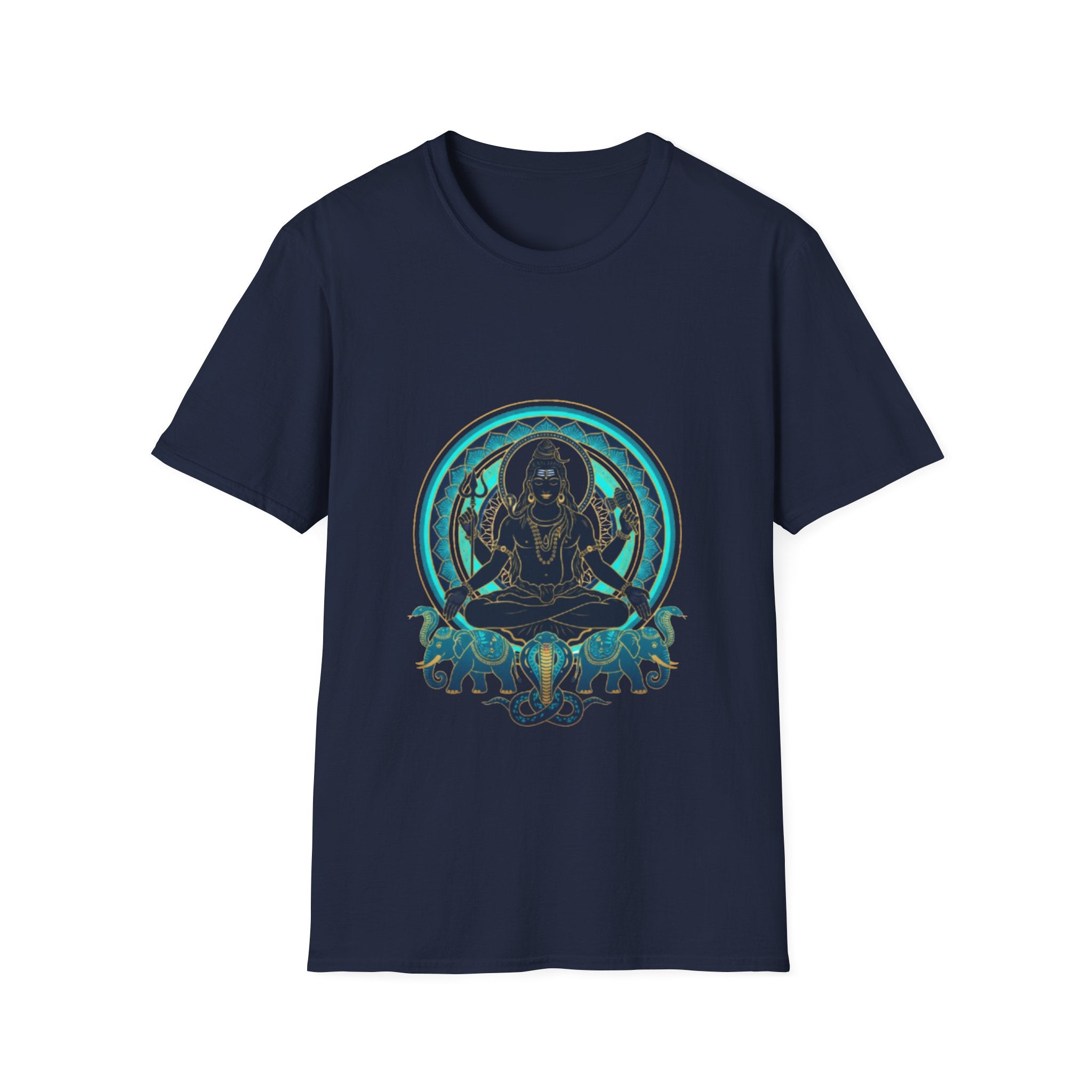 Mahadev Enlightning Aesthetic Silhouette Tee
