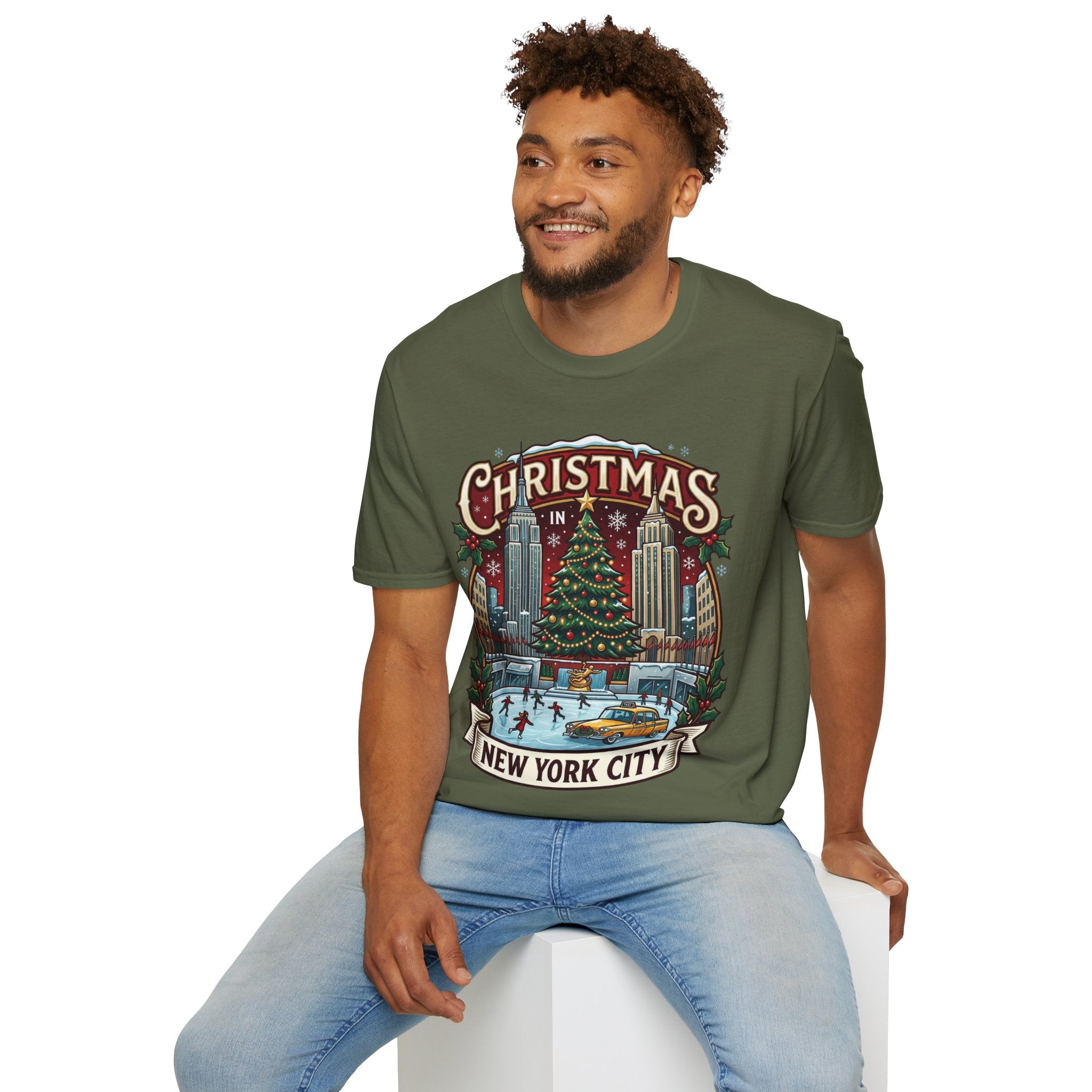 New York Christmas T-Shirt: Festive & Stylish