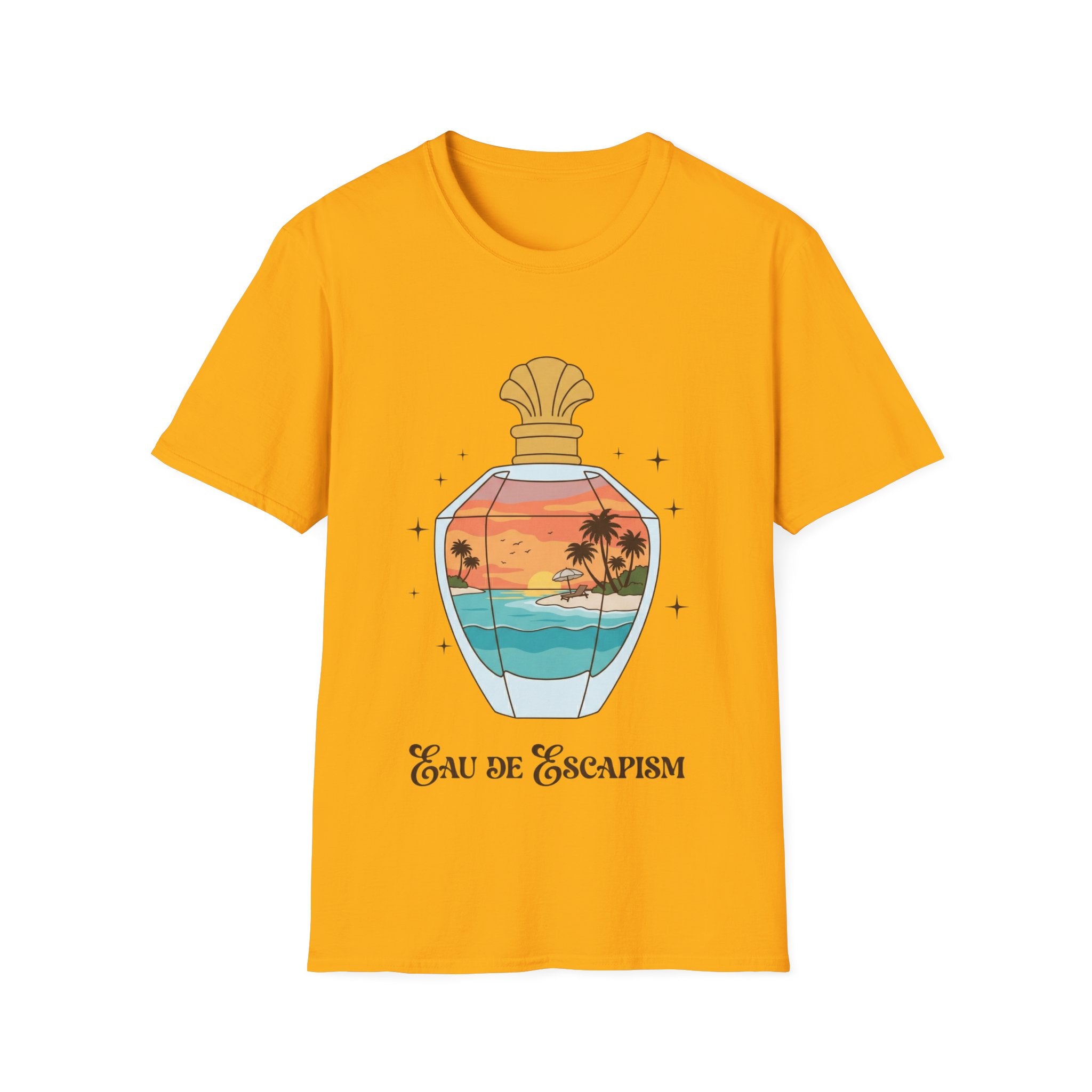 Eau De Escapism Graphic Tee - Dreamy Vacation Aesthetic T-shirt