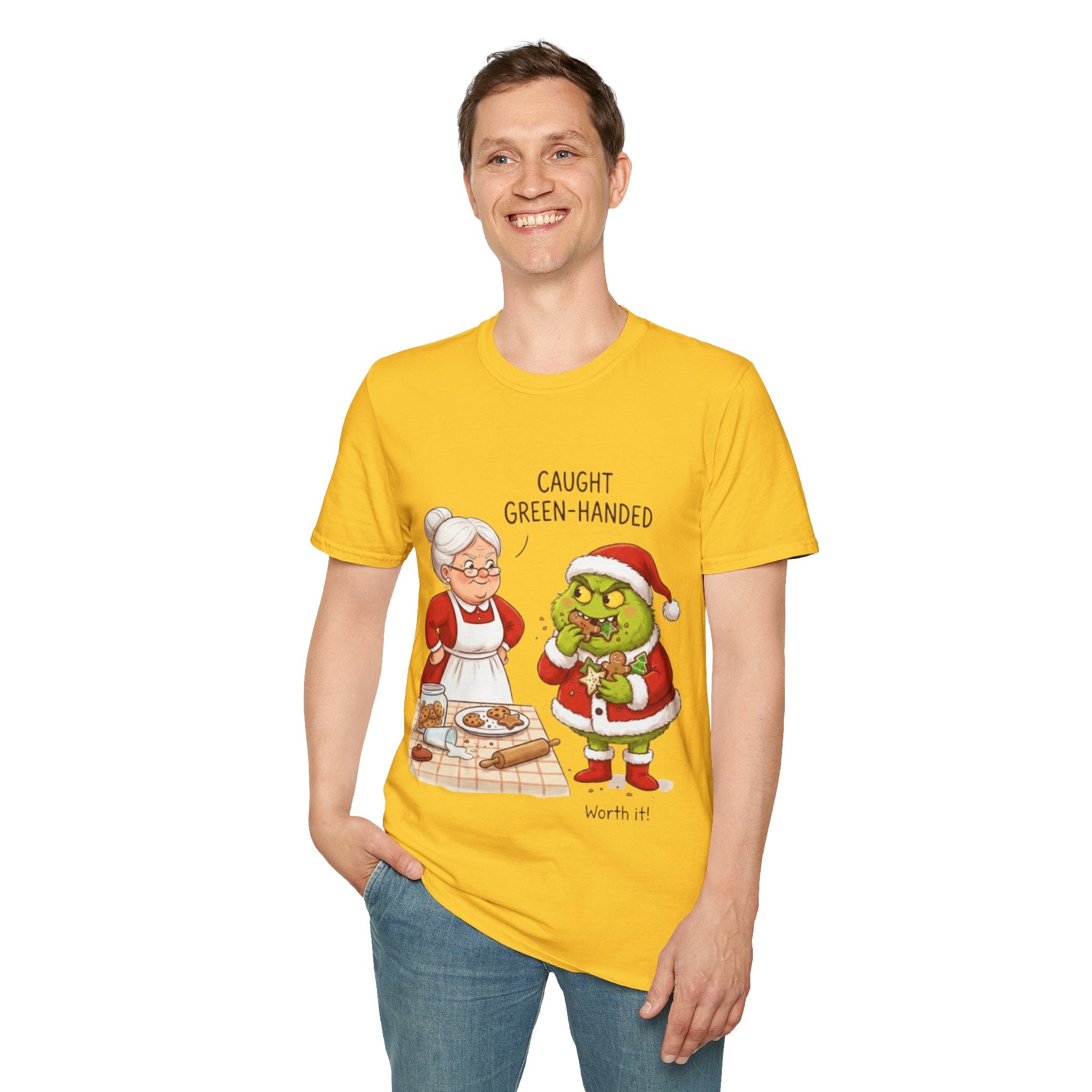 Grinch Cookie Thief T-shirt | Funny Holiday Baking Tee