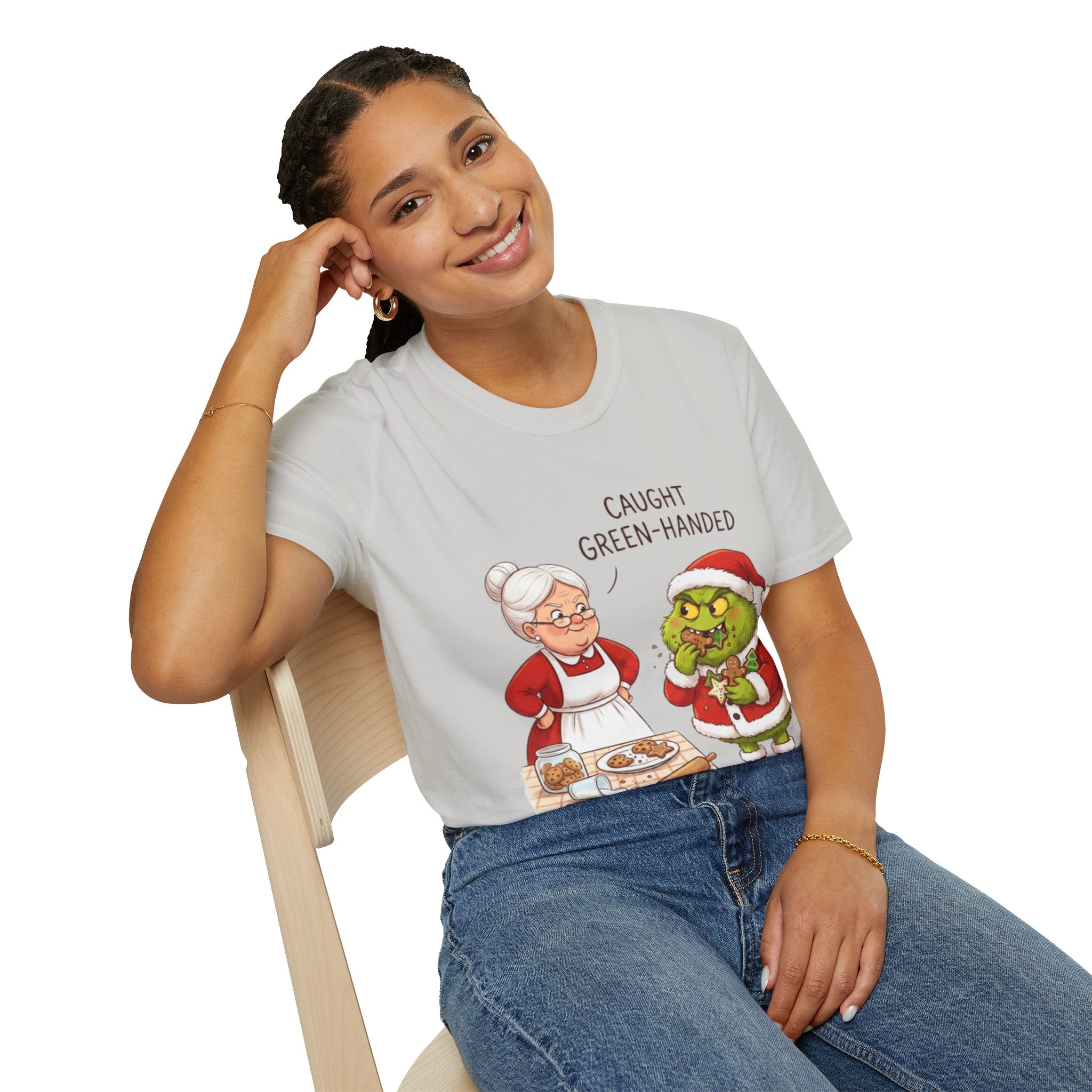 Grinch Cookie Thief T-shirt | Funny Holiday Baking Tee