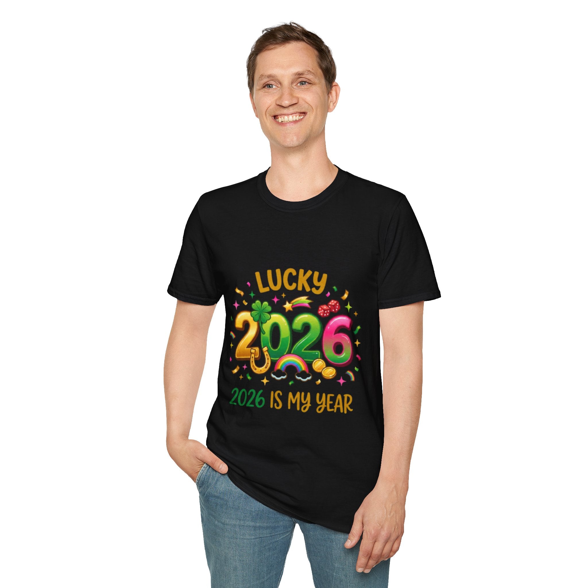 Lucky 2026 Streetwear T-Shirt - Trendy Urban Style