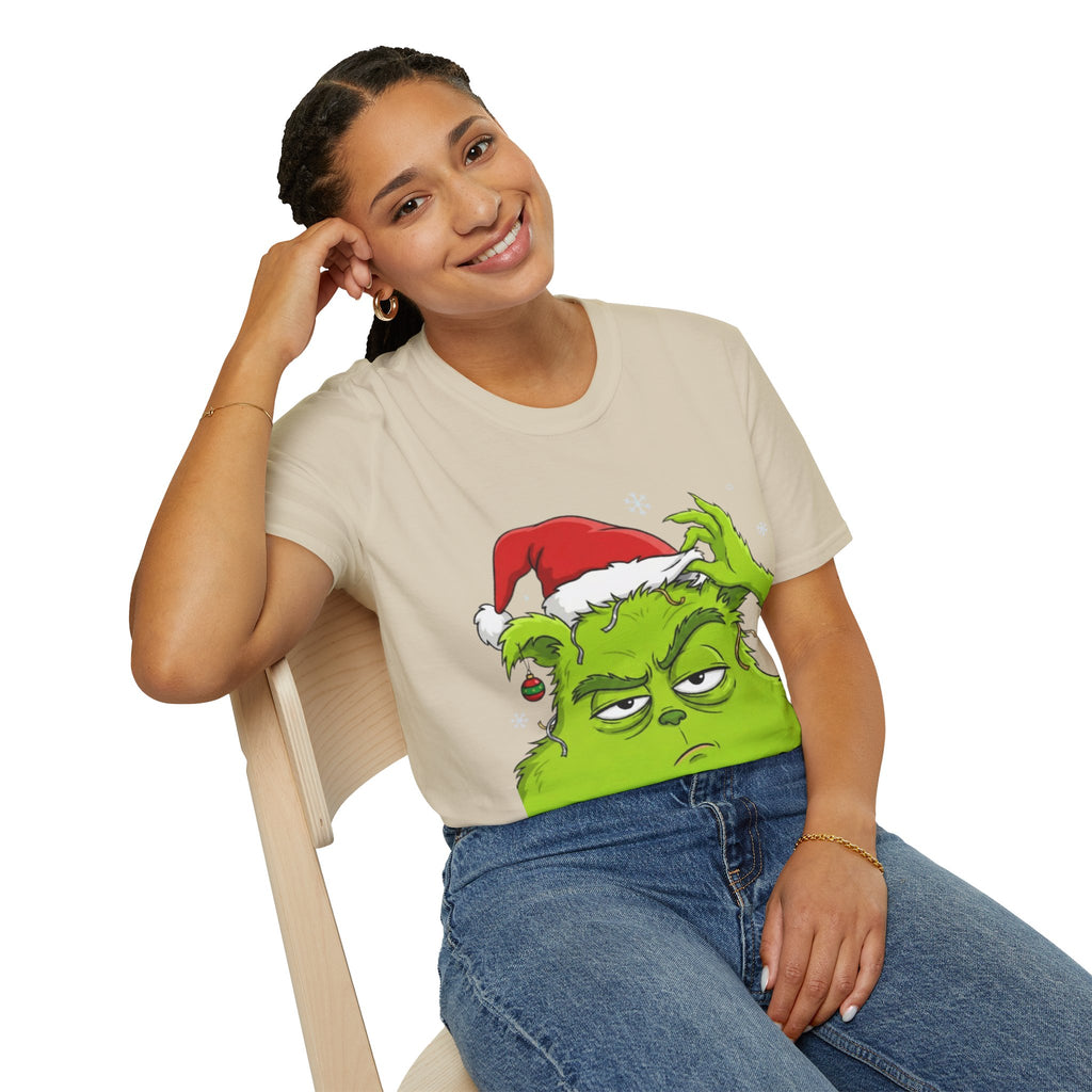 Grinch Holiday Mood T-shirt | Sarcastic Grinch Christmas Tee