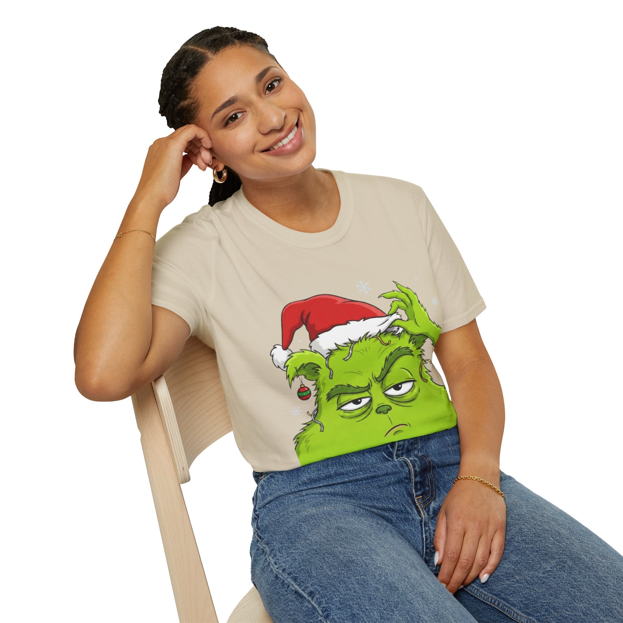 Grinch Holiday Mood T-shirt | Sarcastic Grinch Christmas Tee