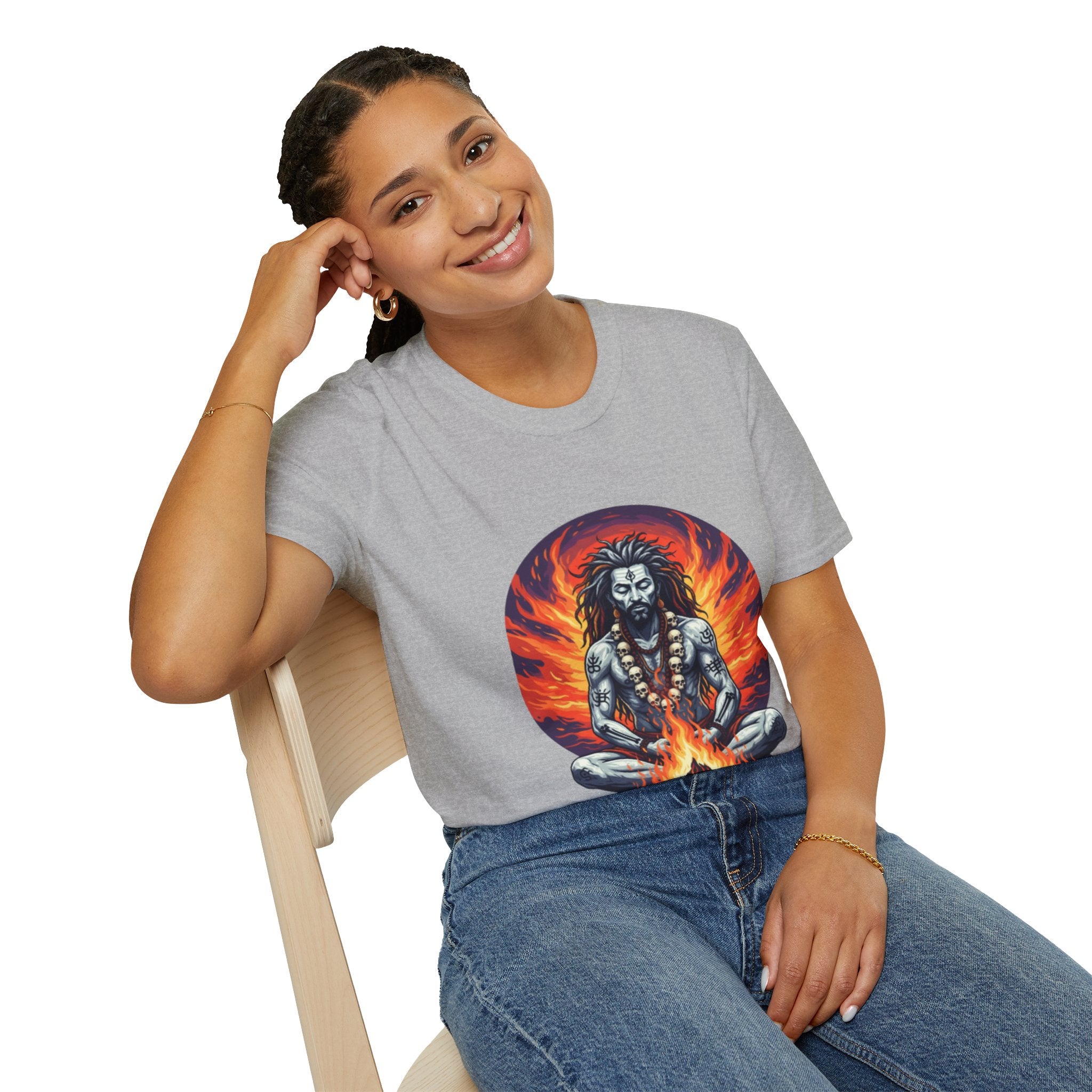 Authentic Aghori India T-Shirt: Bold Cultural Statement