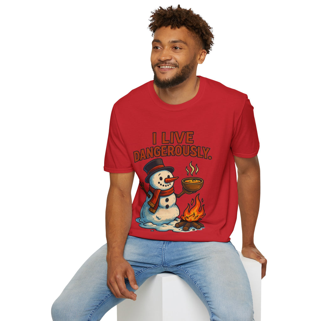 Melting Snowman Tee | Funny & Cool Christmas T-shirt