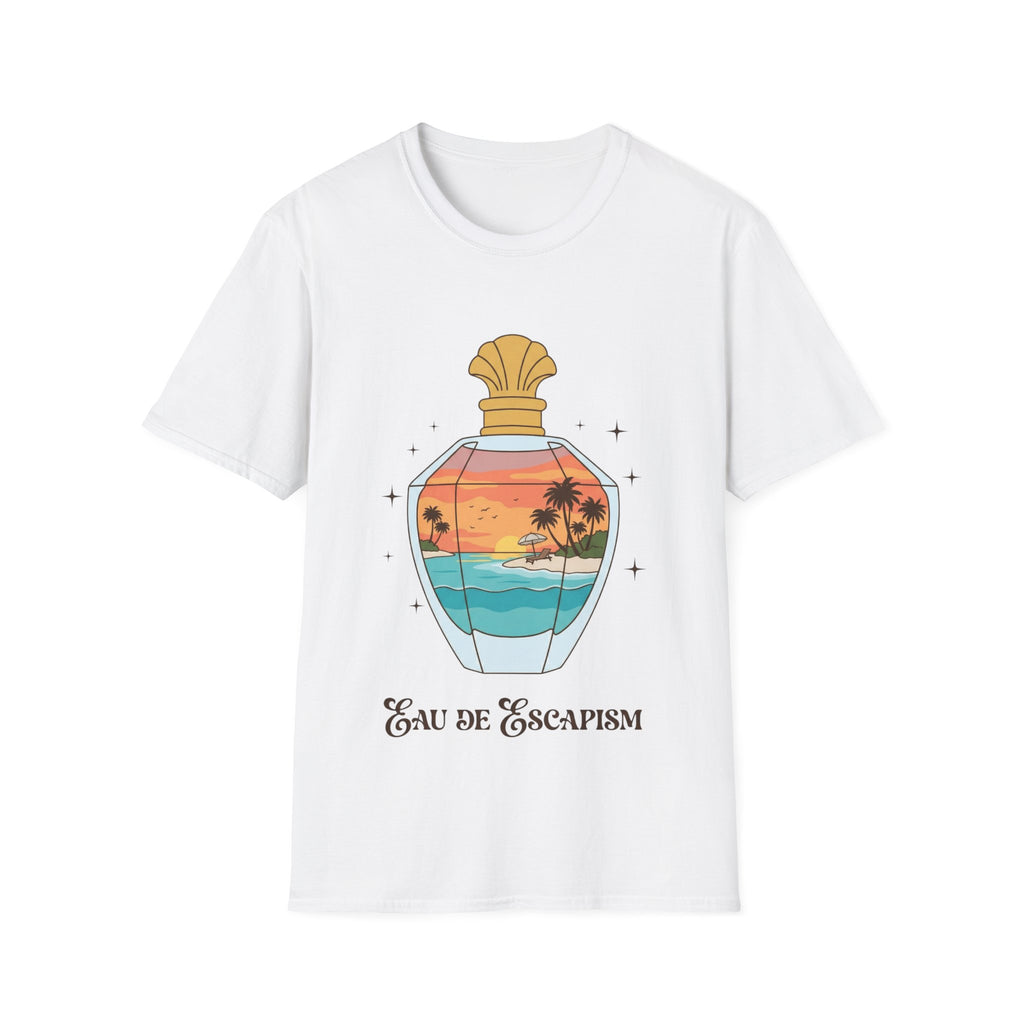 Eau De Escapism Graphic Tee - Dreamy Vacation Aesthetic T-shirt