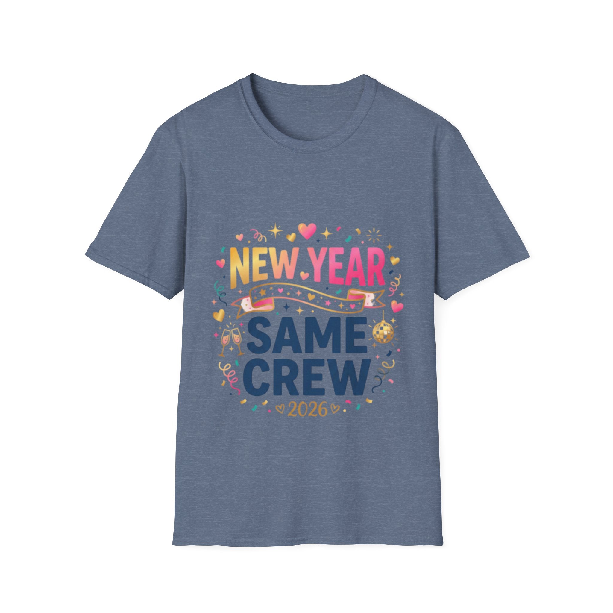 Trendy New Year Same Crew 2026 Streetwear Tee