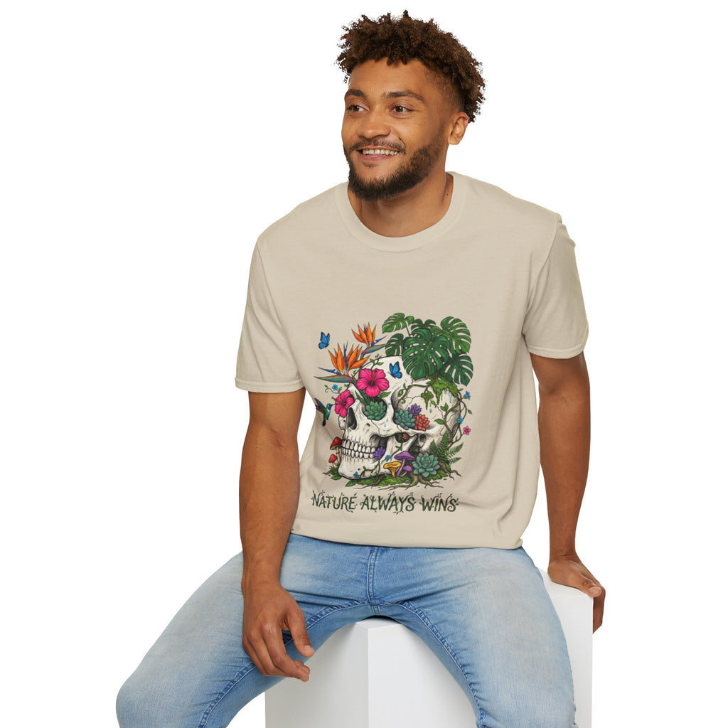 Nature Always Wins Skull Streetwear T-Shirt