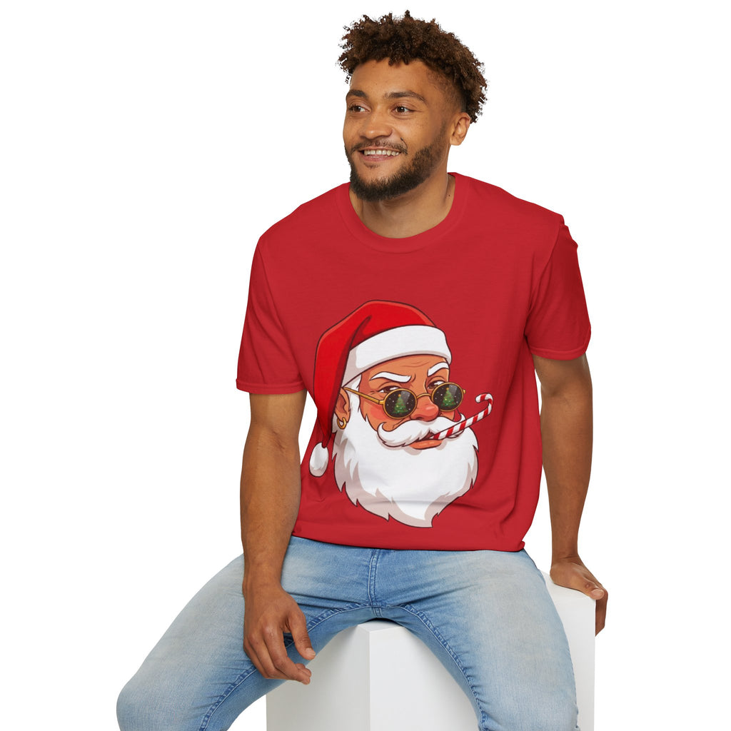 Stylish Santa Christmas Tee | Funny & Cool Holiday T-shirt
