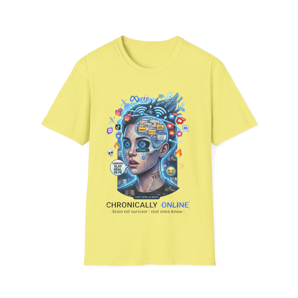Chronically Online Tee - Trendy Urban Streetwear