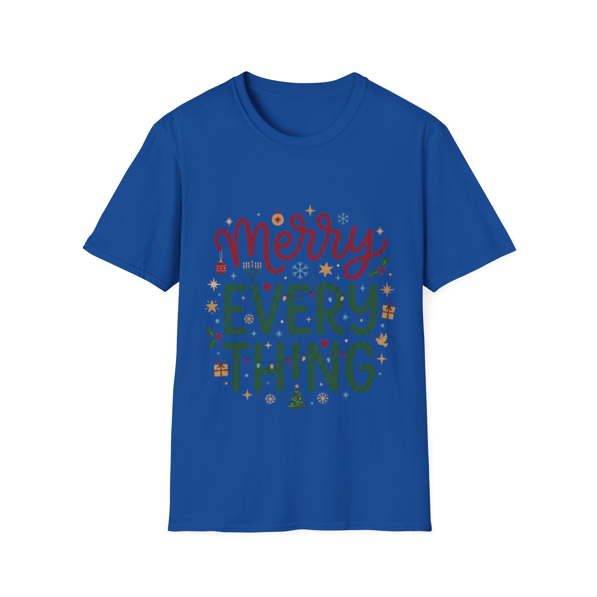 Trendy 'Merry Everything' Holiday T-Shirt