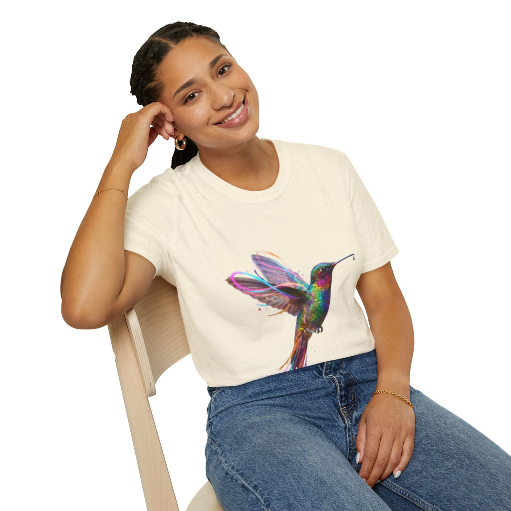 Vibrant Hummingbird Urban Streetwear Tee
