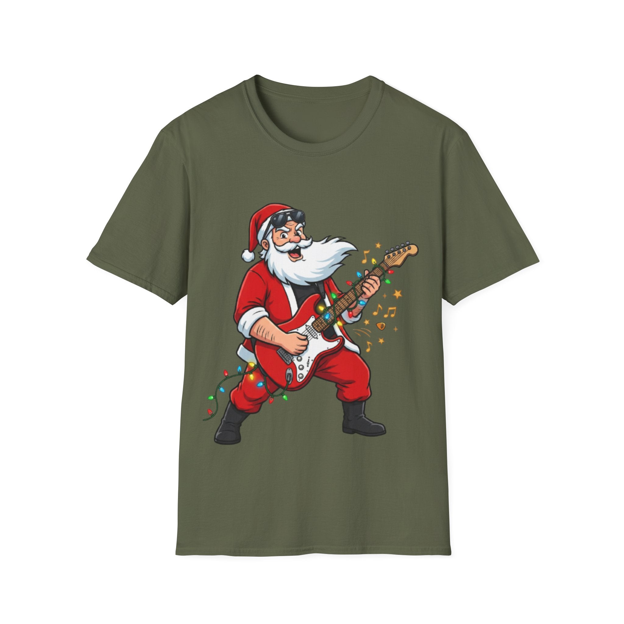 Rockin' Santa Tee - Trendy Urban Streetwear Vibe
