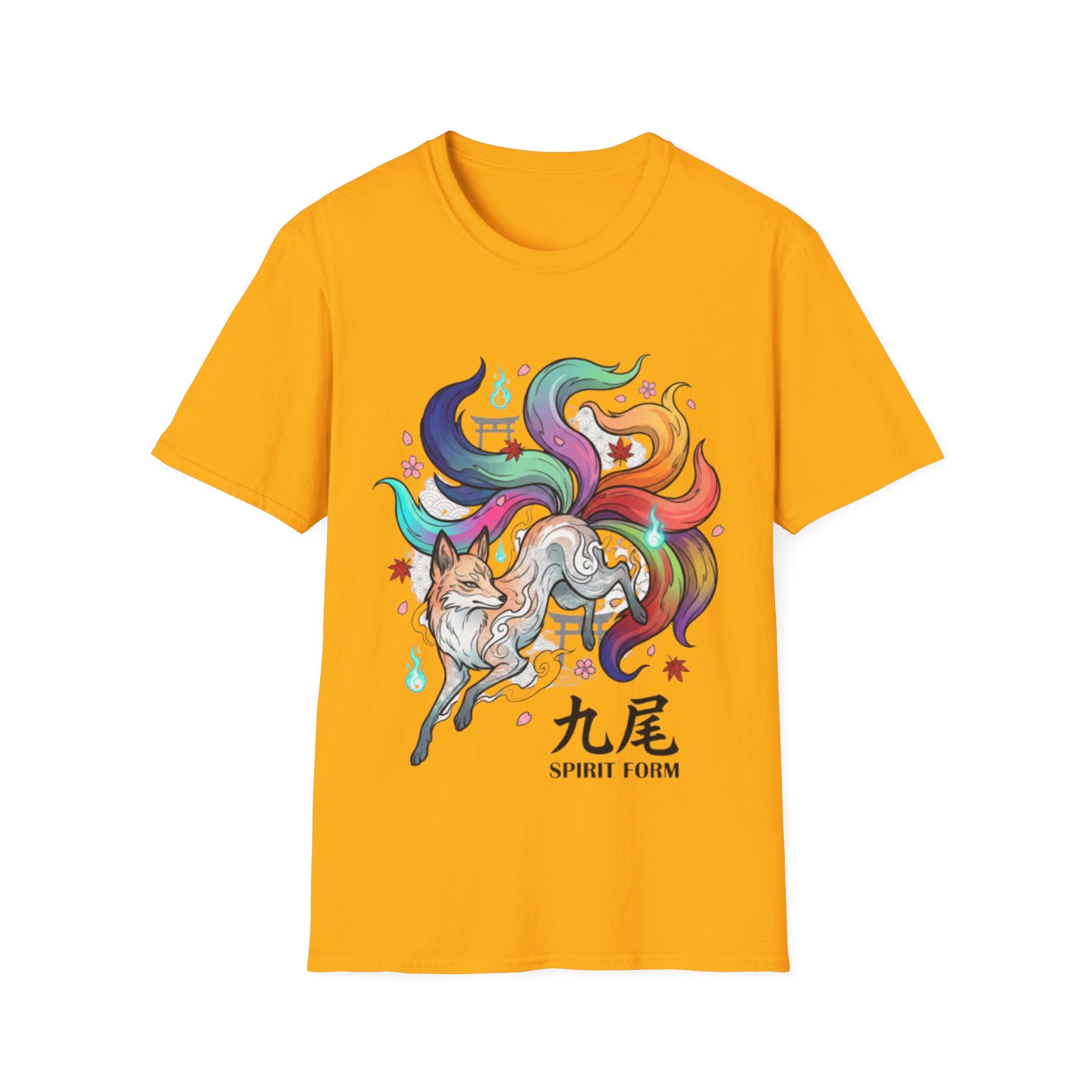 Mystical Nine-Tailed Fox Urban Streetwear Tee
