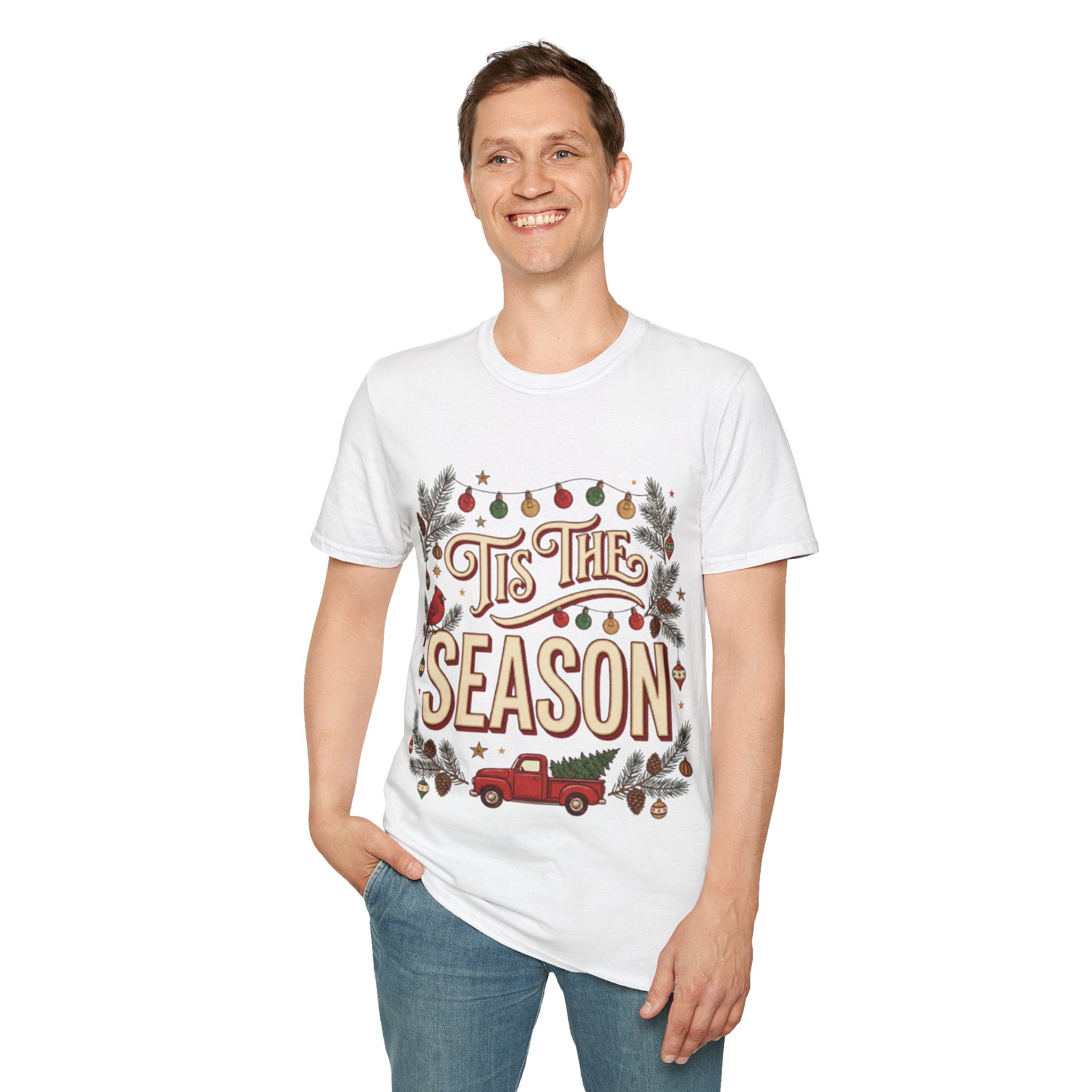'Tis The Season' Christmas Tee | Cute & Cozy Holiday Graphic Tee