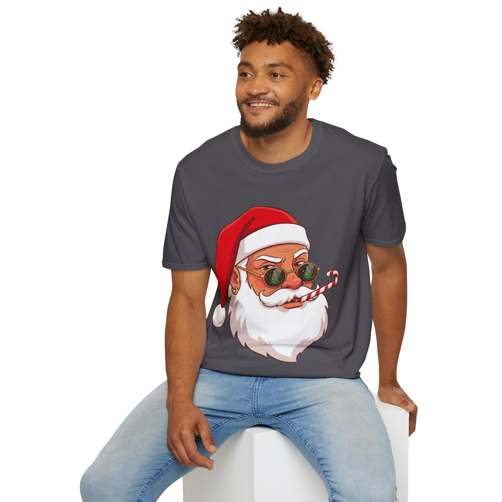 Stylish Santa Christmas Tee | Funny & Cool Holiday T-shirt