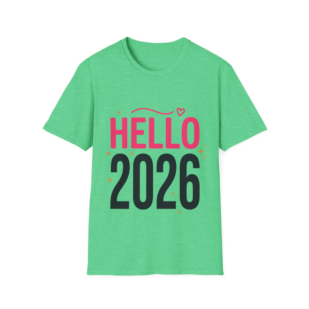 Hello 2026 New Year T-Shirt | Festive NYE Graphic Tee