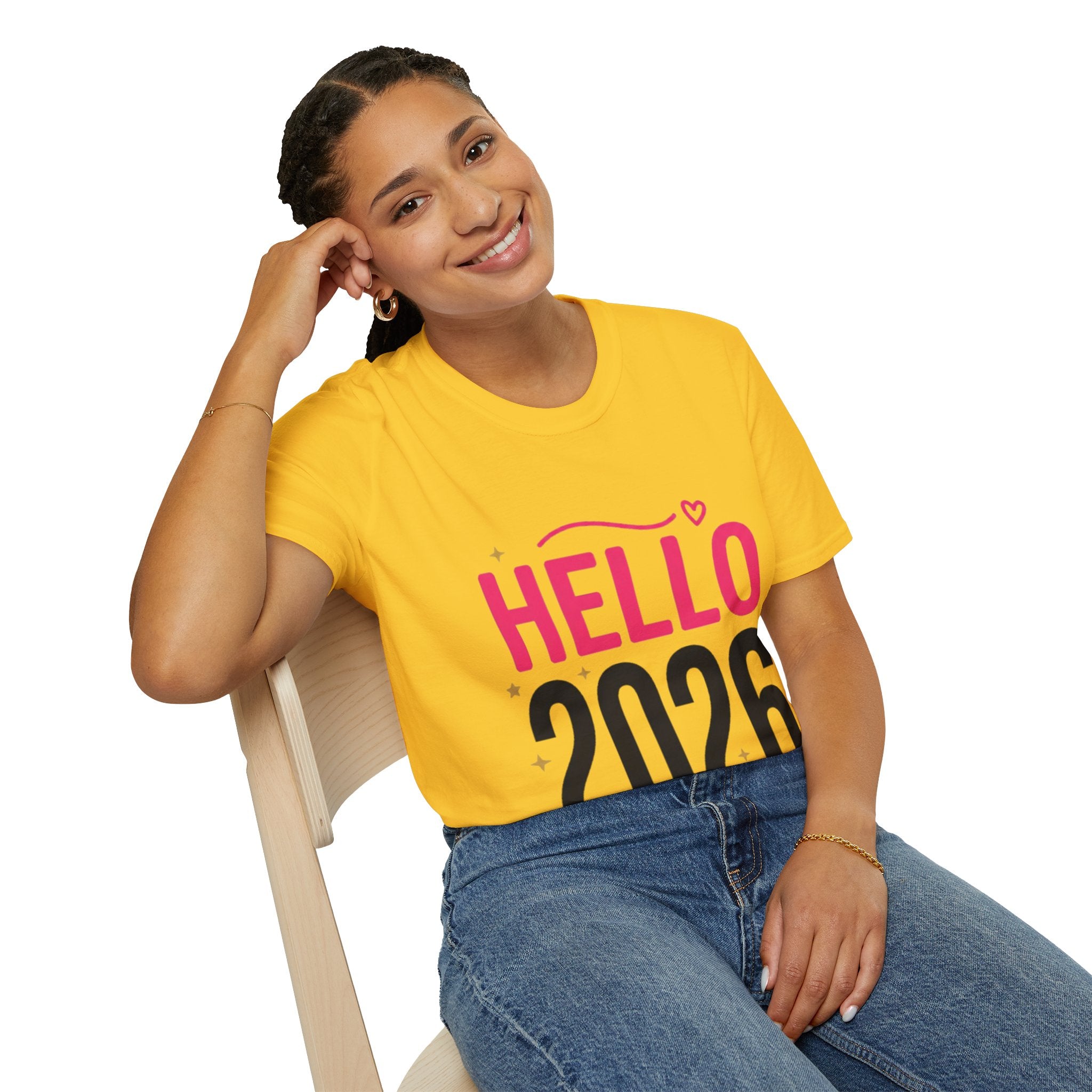 Hello 2026 New Year T-Shirt | Festive NYE Graphic Tee