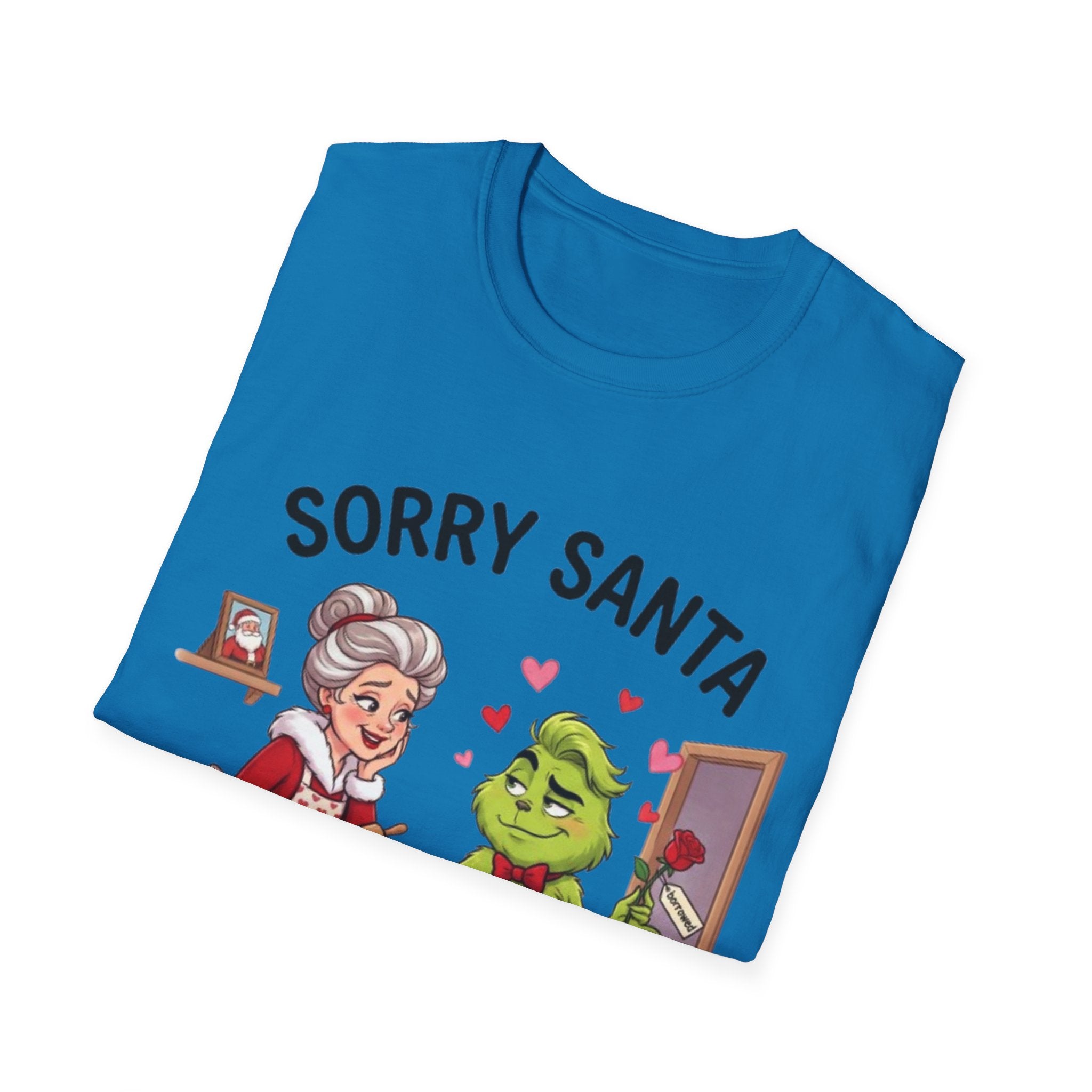 Grinch Rizz T-shirt | Funny Mrs. Claus Christmas Tee
