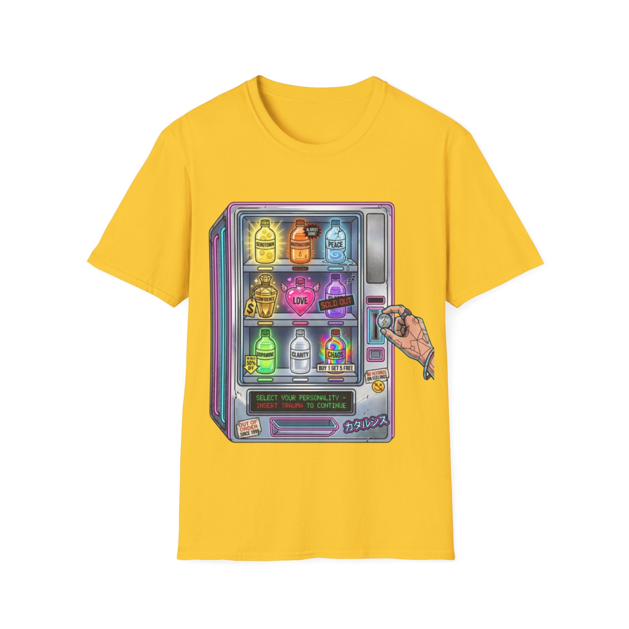 Urban Vending Machine T-Shirt - Trendy Streetwear
