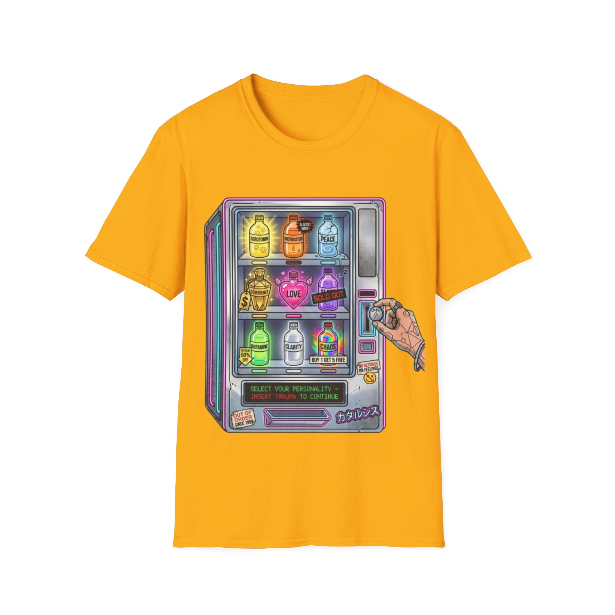 Urban Vending Machine T-Shirt - Trendy Streetwear