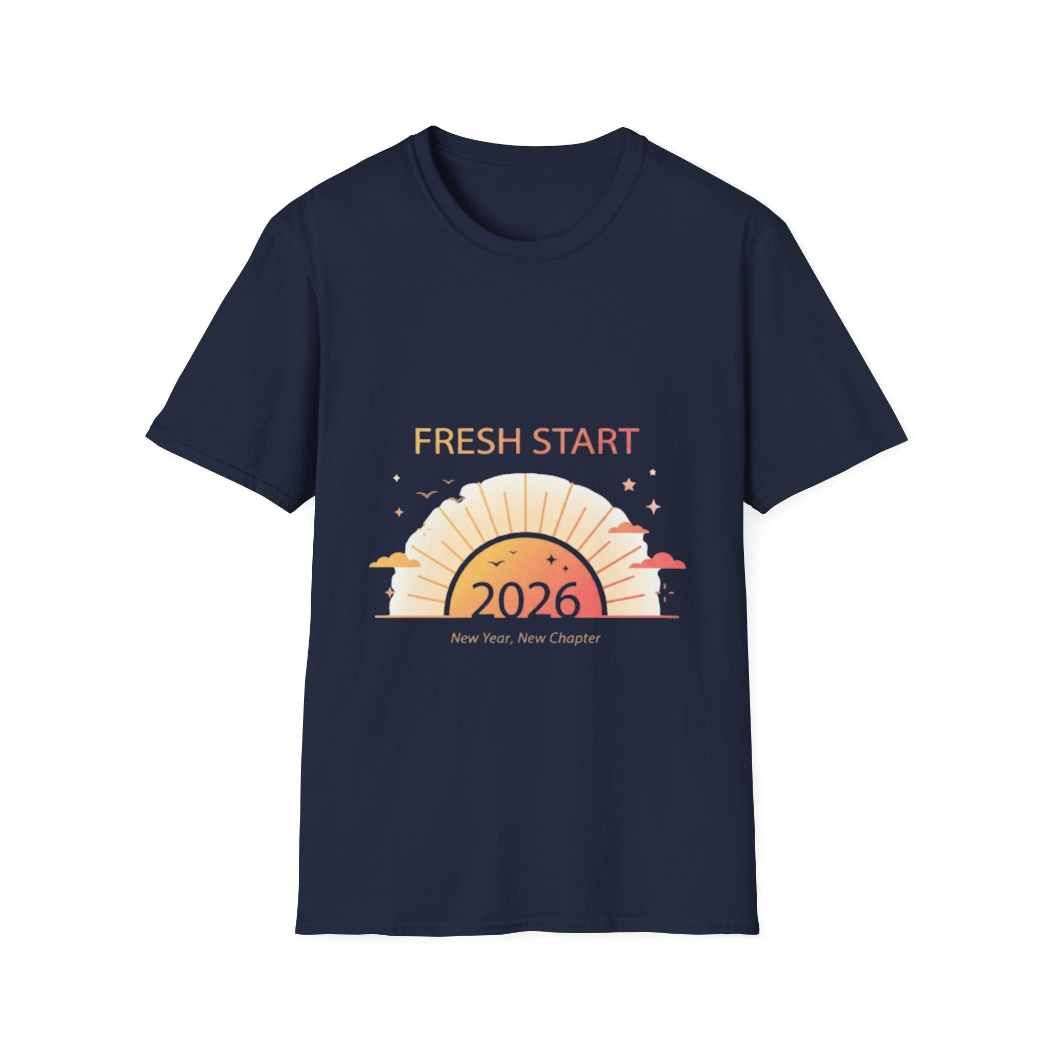 Trendy 2026 Fresh Start Sunrise Unisex Tee