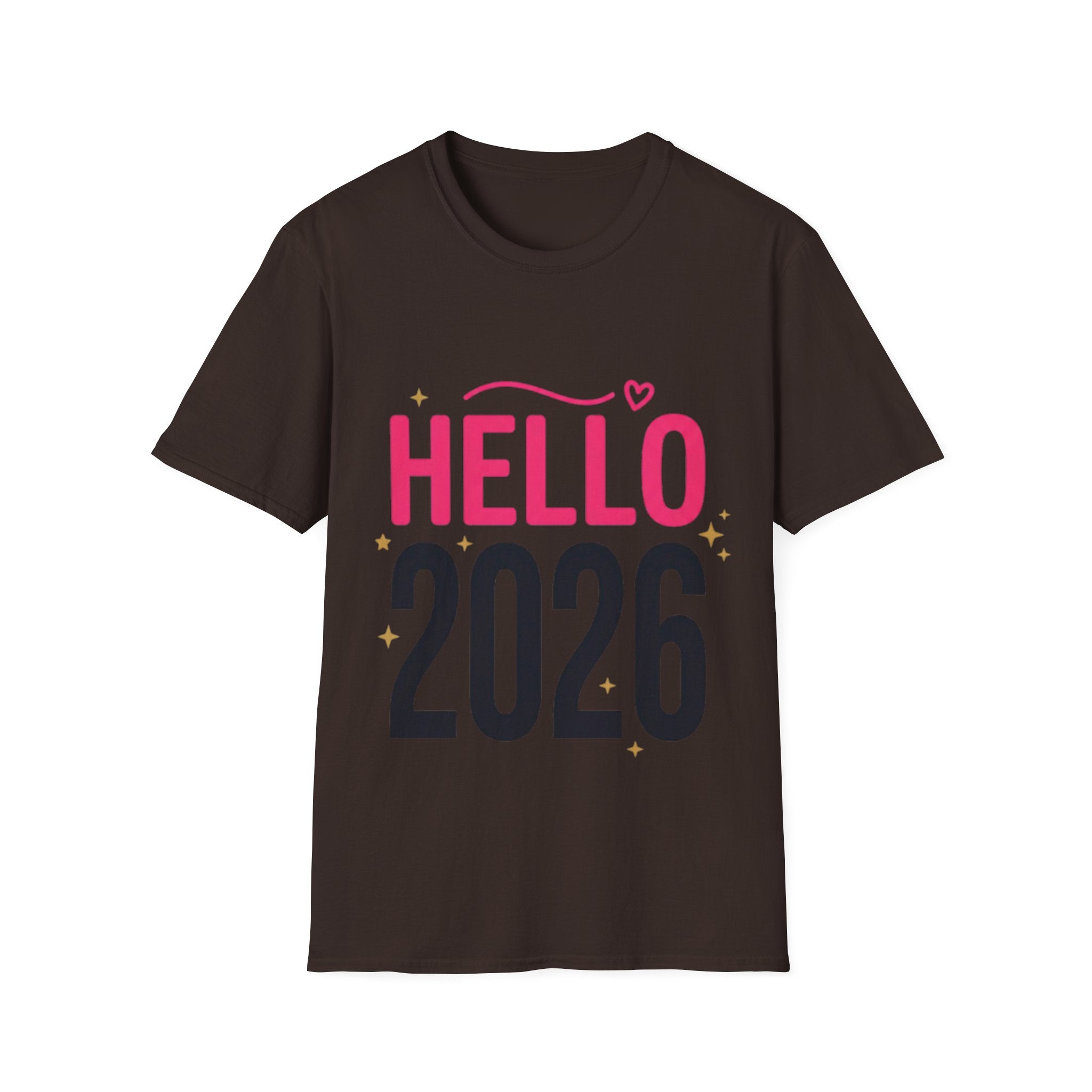 Hello 2026 Trendy Unisex Streetwear T-Shirt