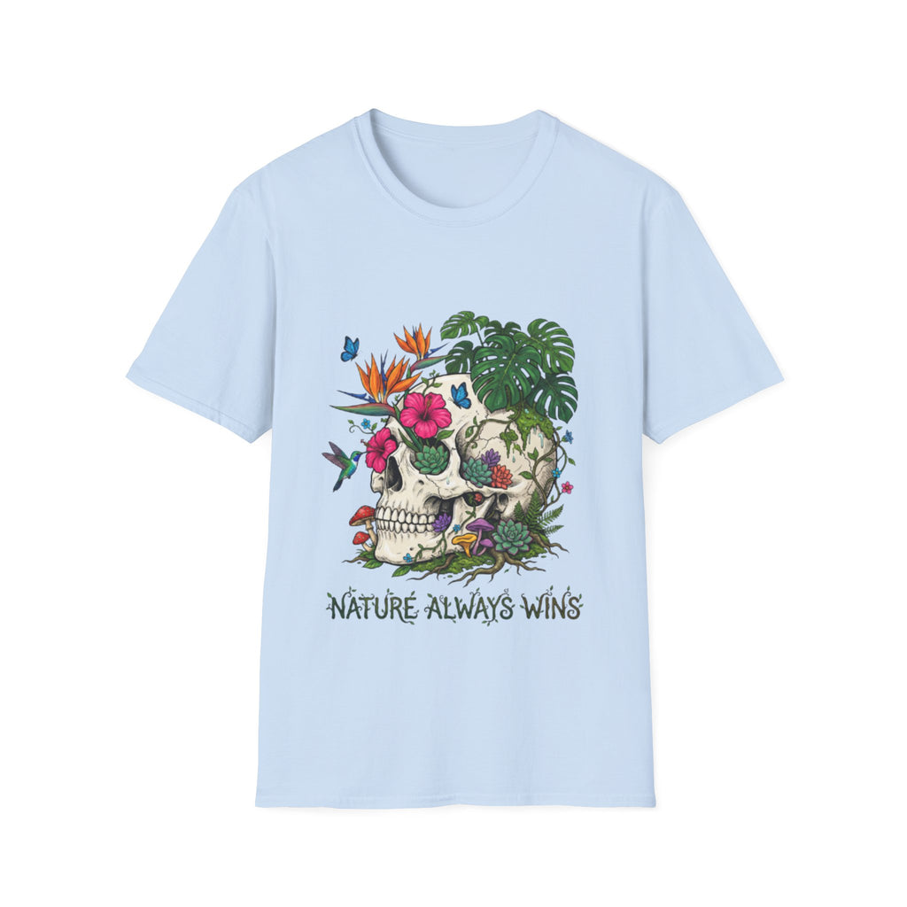 Nature Always Wins Skull Streetwear T-Shirt
