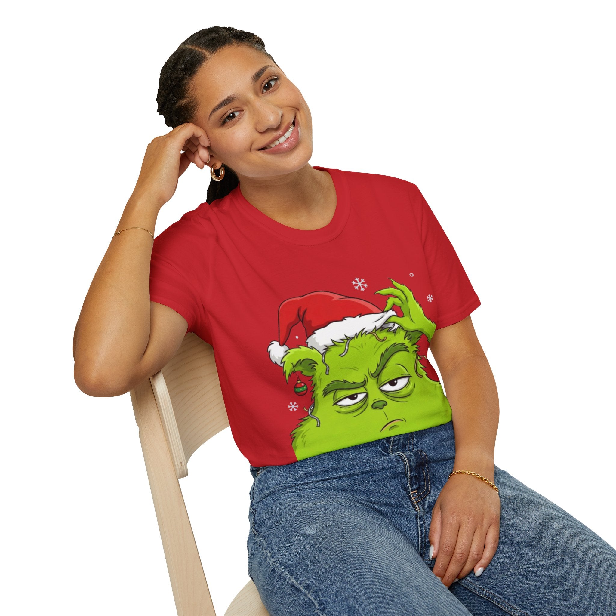 Grinch Holiday Mood T-shirt | Sarcastic Grinch Christmas Tee