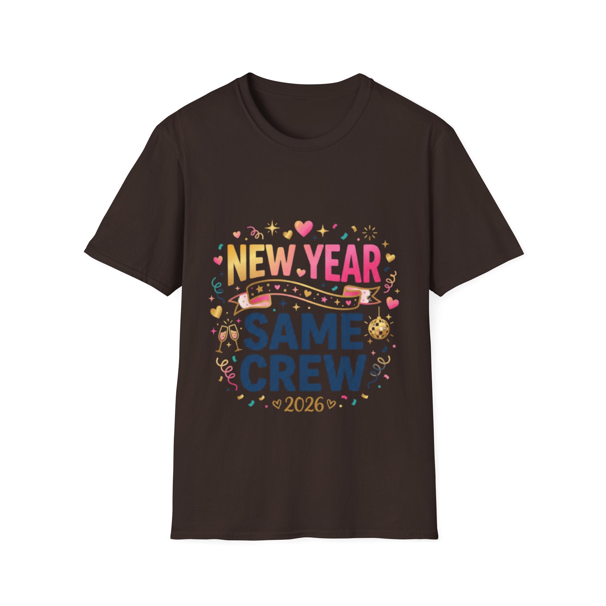 Trendy New Year Same Crew 2026 Streetwear Tee
