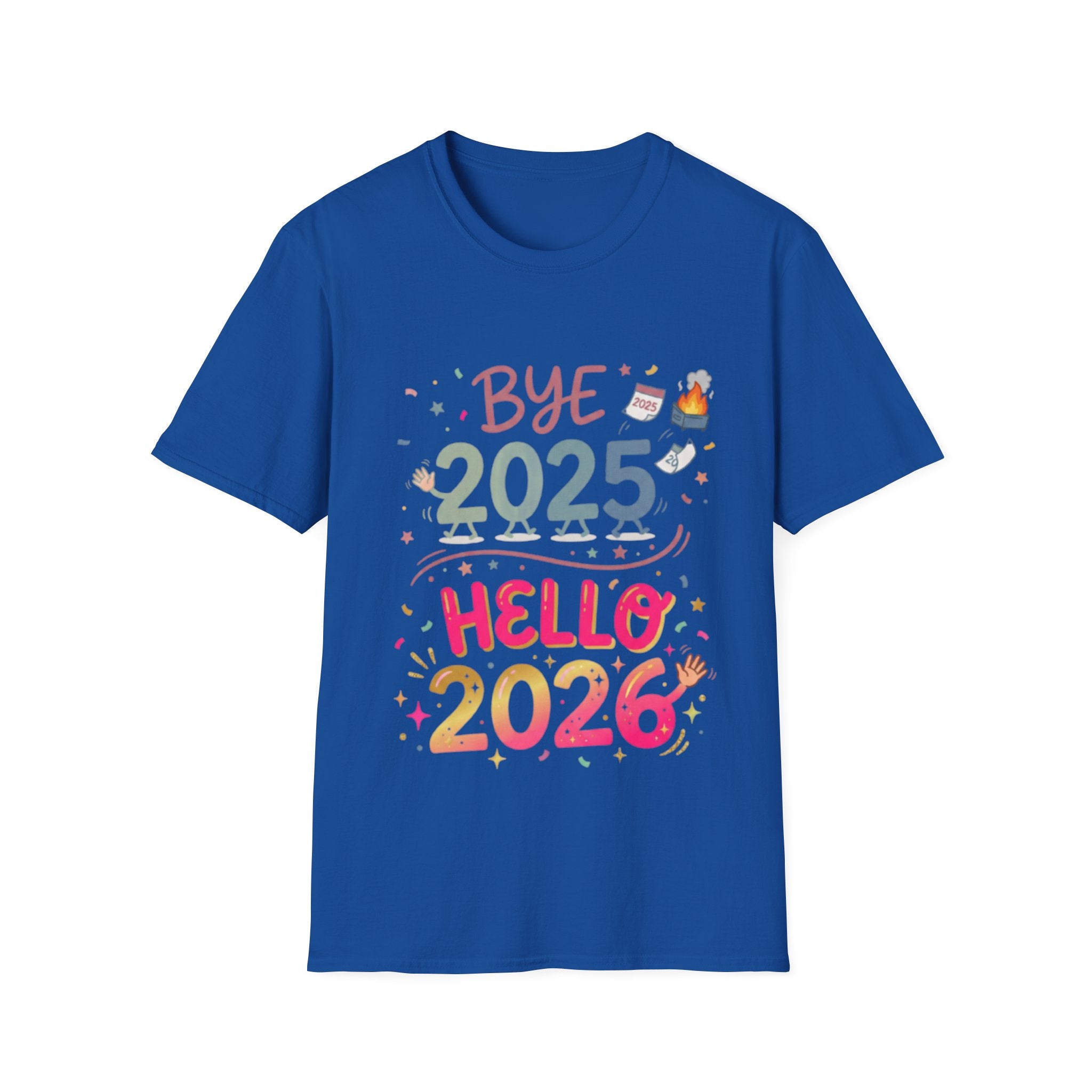 Trendy Urban Bye 2025 Hello 2026 T-Shirt