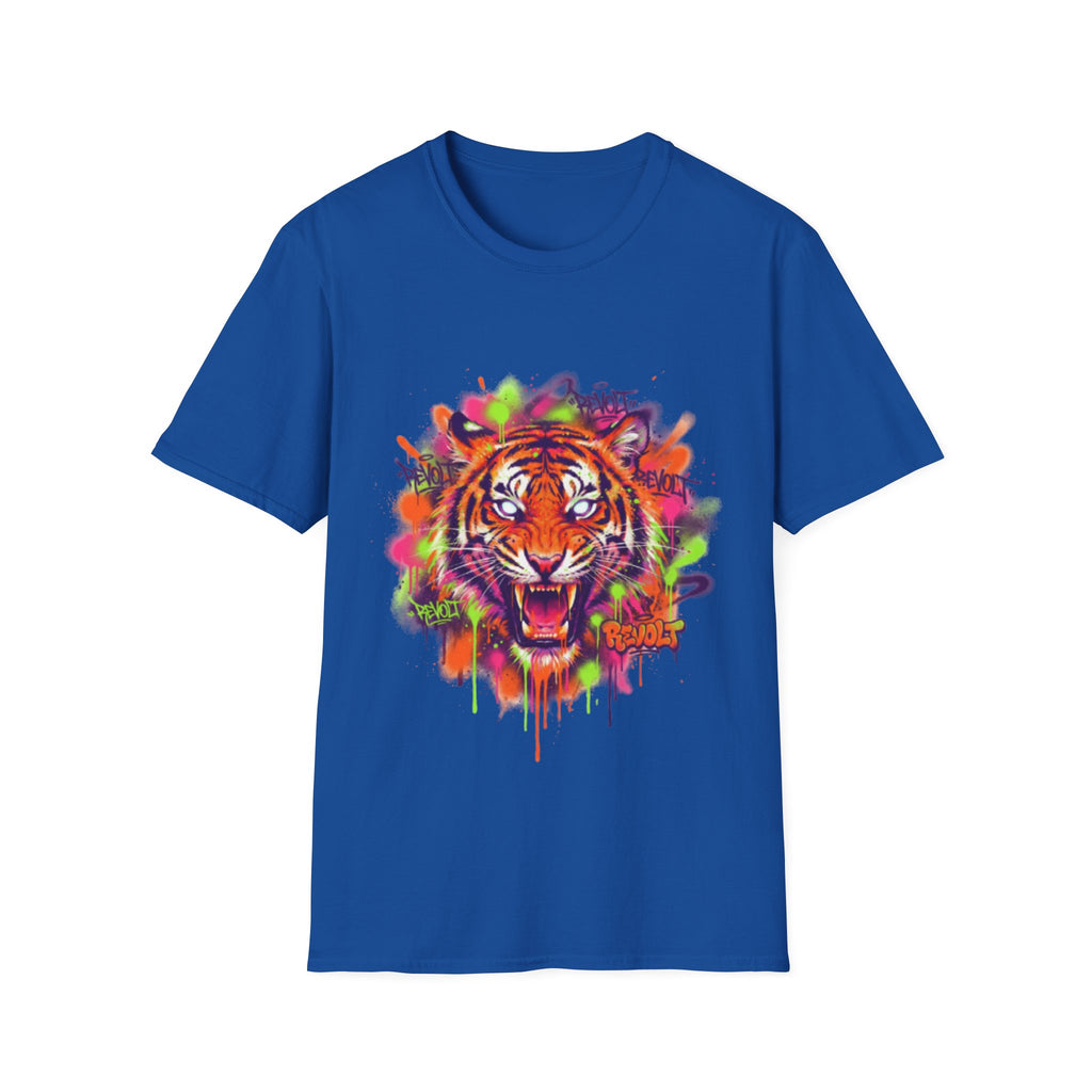 Trendy Urban Tiger Tee - Bold Streetwear Vibes
