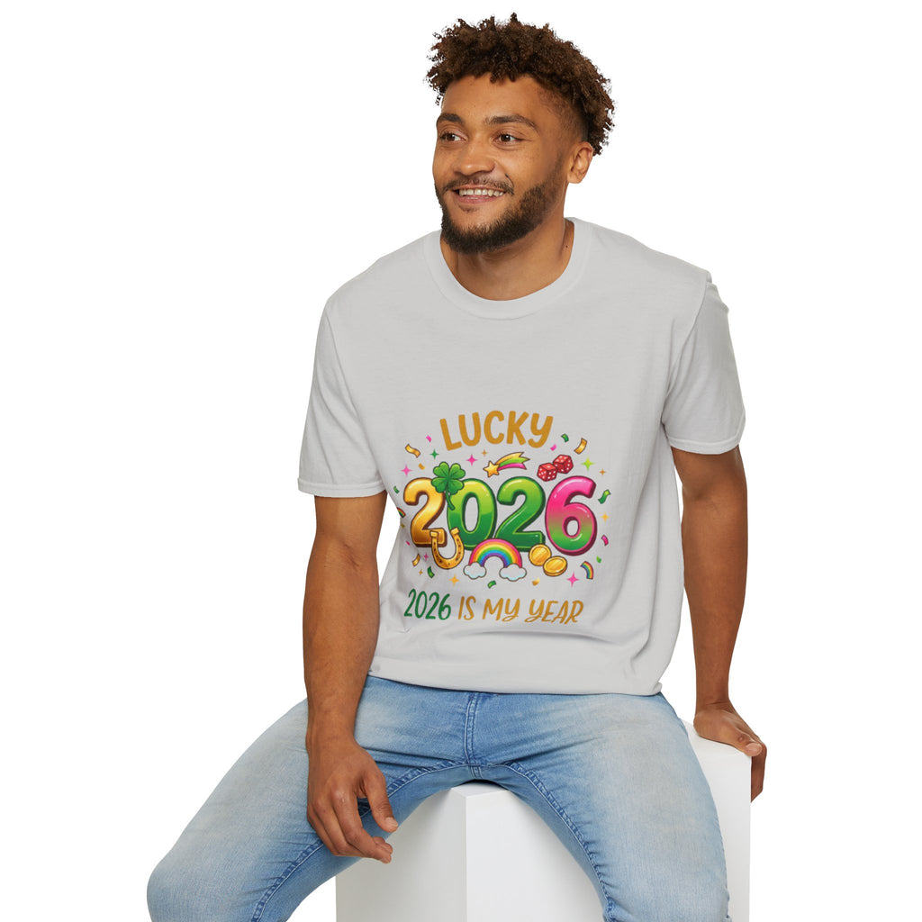 Lucky 2026 Streetwear T-Shirt - Trendy Urban Style