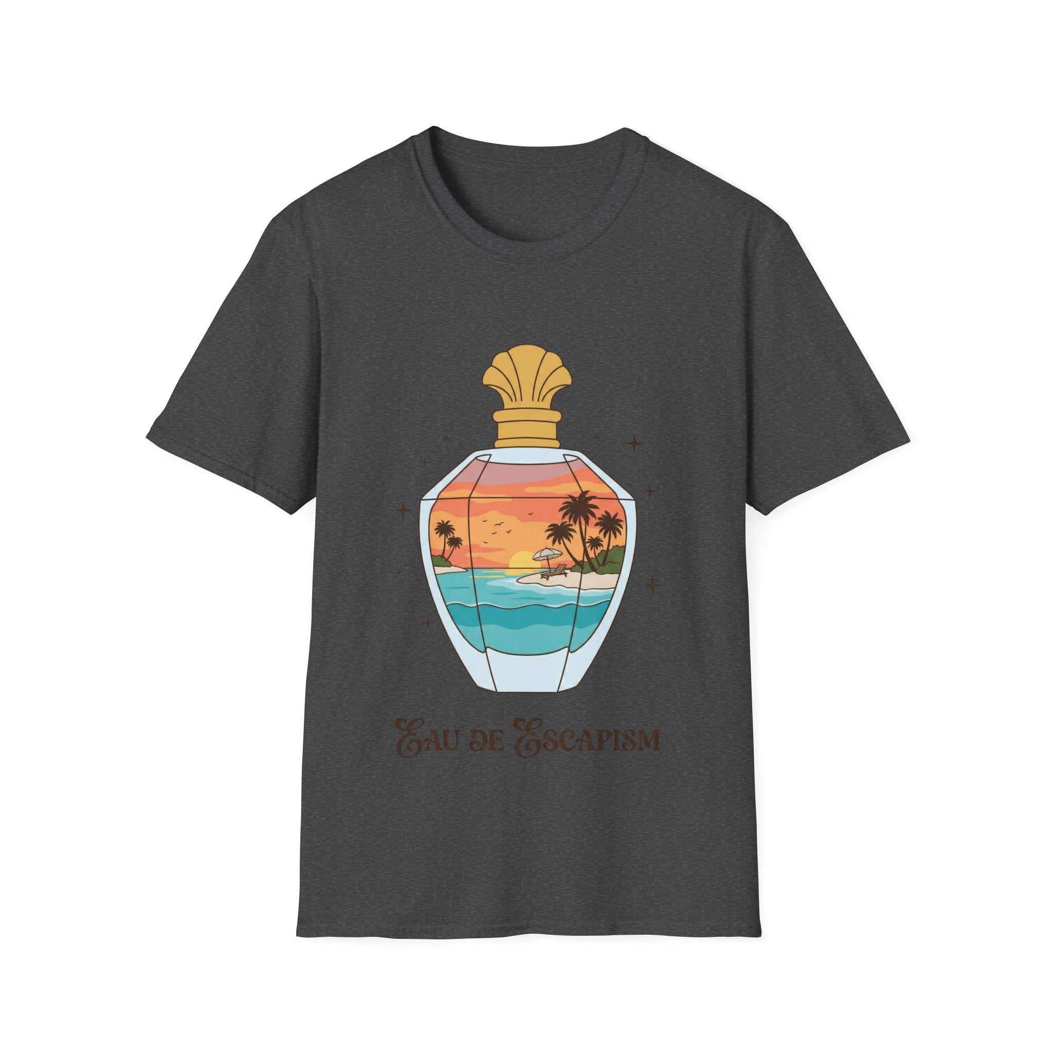 Eau De Escapism Graphic Tee - Dreamy Vacation Aesthetic T-shirt