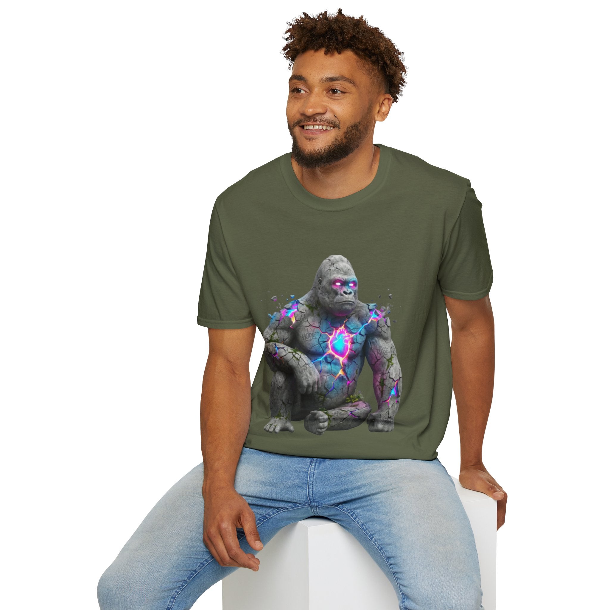 Urban Stone Gorilla Graphic Tee - Trendy Streetwear