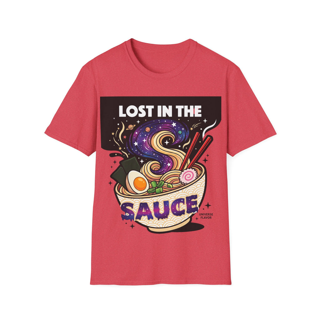 Lost in the Sauce Ramen Graphic Tee | Cosmic Noodle Bowl Streetwear Shirt